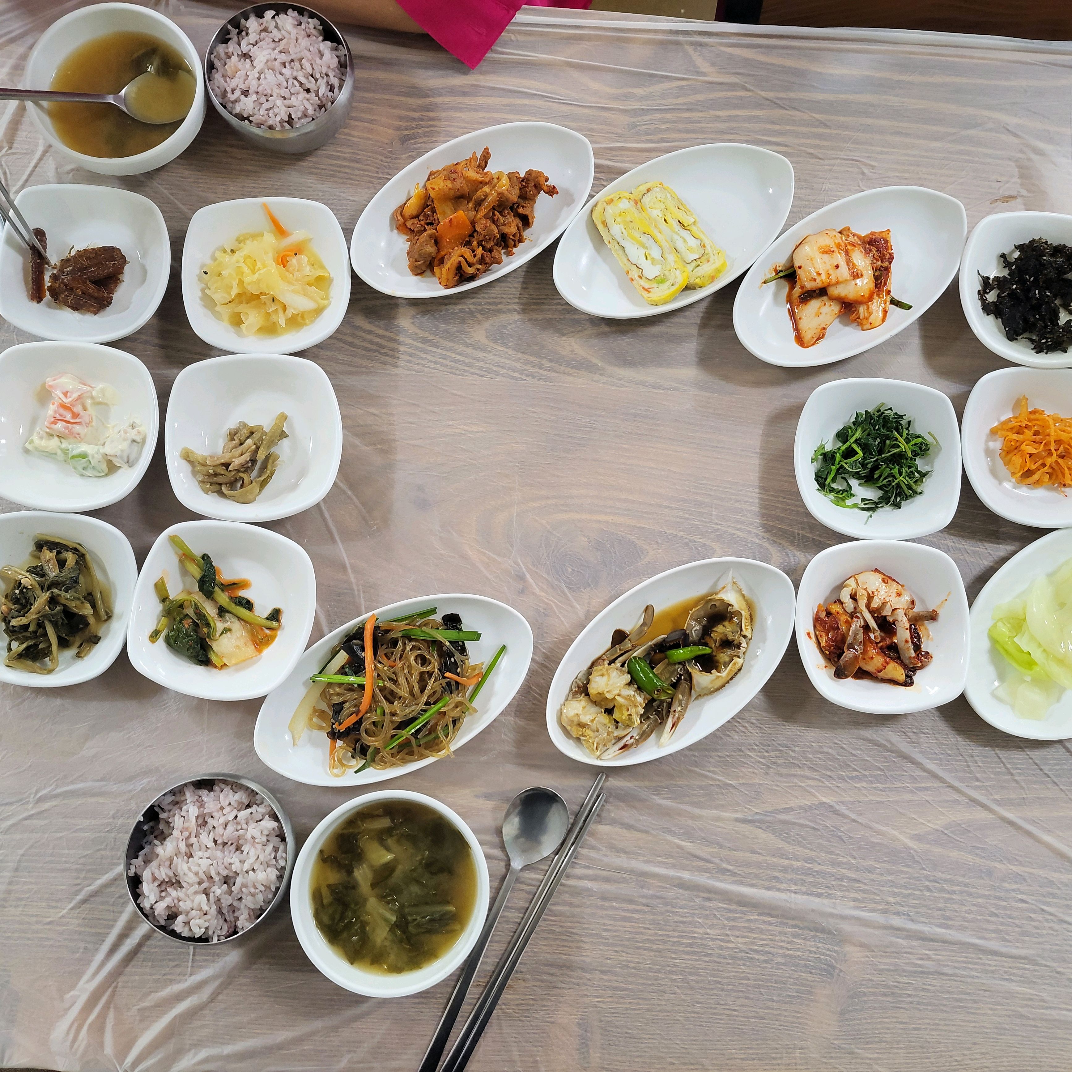 좀 비싸지만 생선정식 반찬 무한리필. - 구월동 맛집 전라도밥상 어촌마을