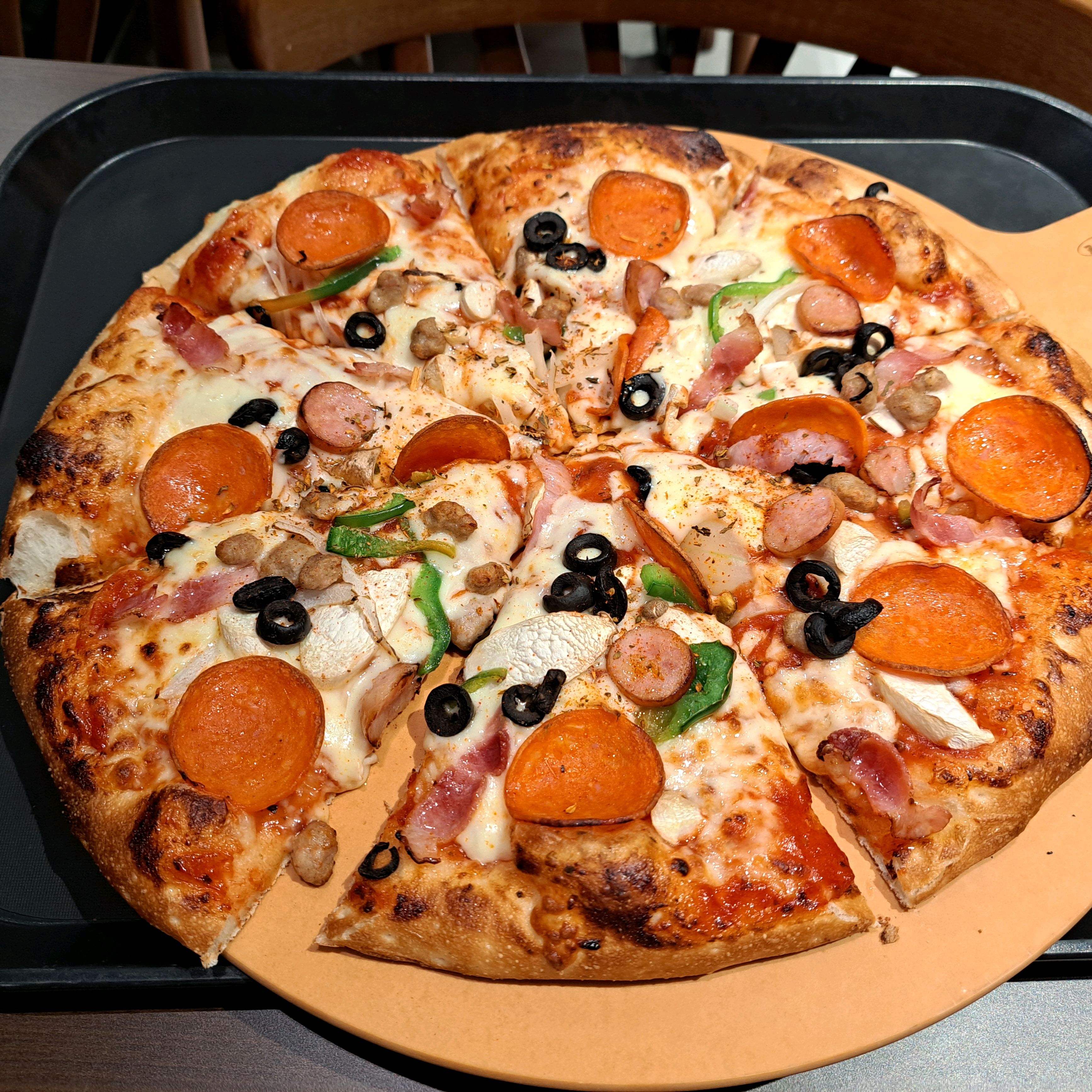 이 피자가 단돈 9990원이라니 - 장산역 맛집 피자몰 NC해운대점
