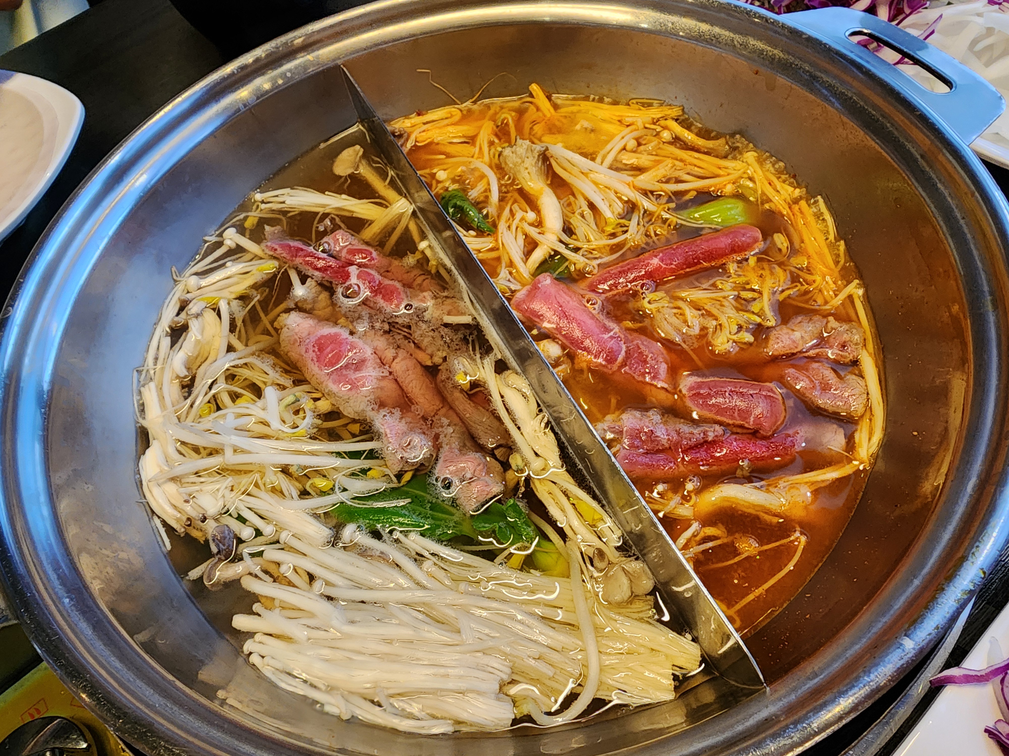 고기추가없이도 야채추가로 든든해요 - 제천 맛집 소담촌 제천점