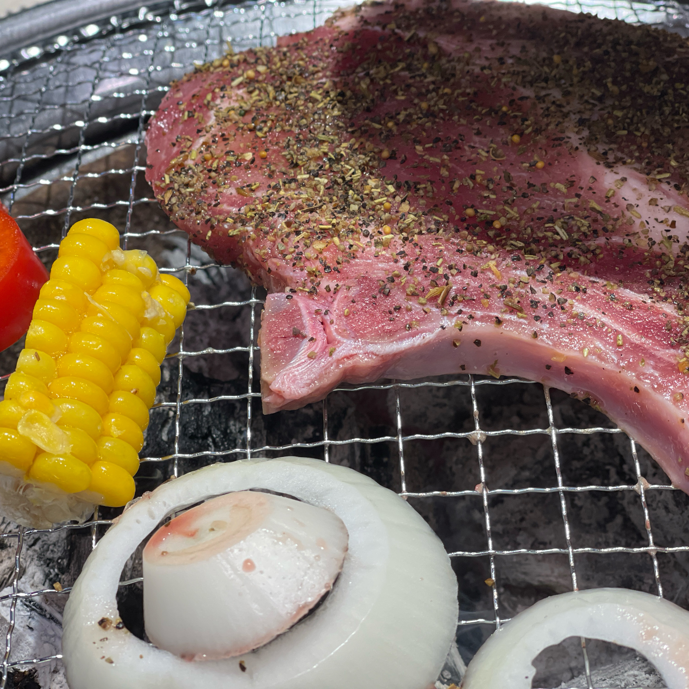블랙페퍼 스테이크 아이들이 매우 좋아해요^^ - 죽전 맛집 명륜진사갈비 용인죽전점