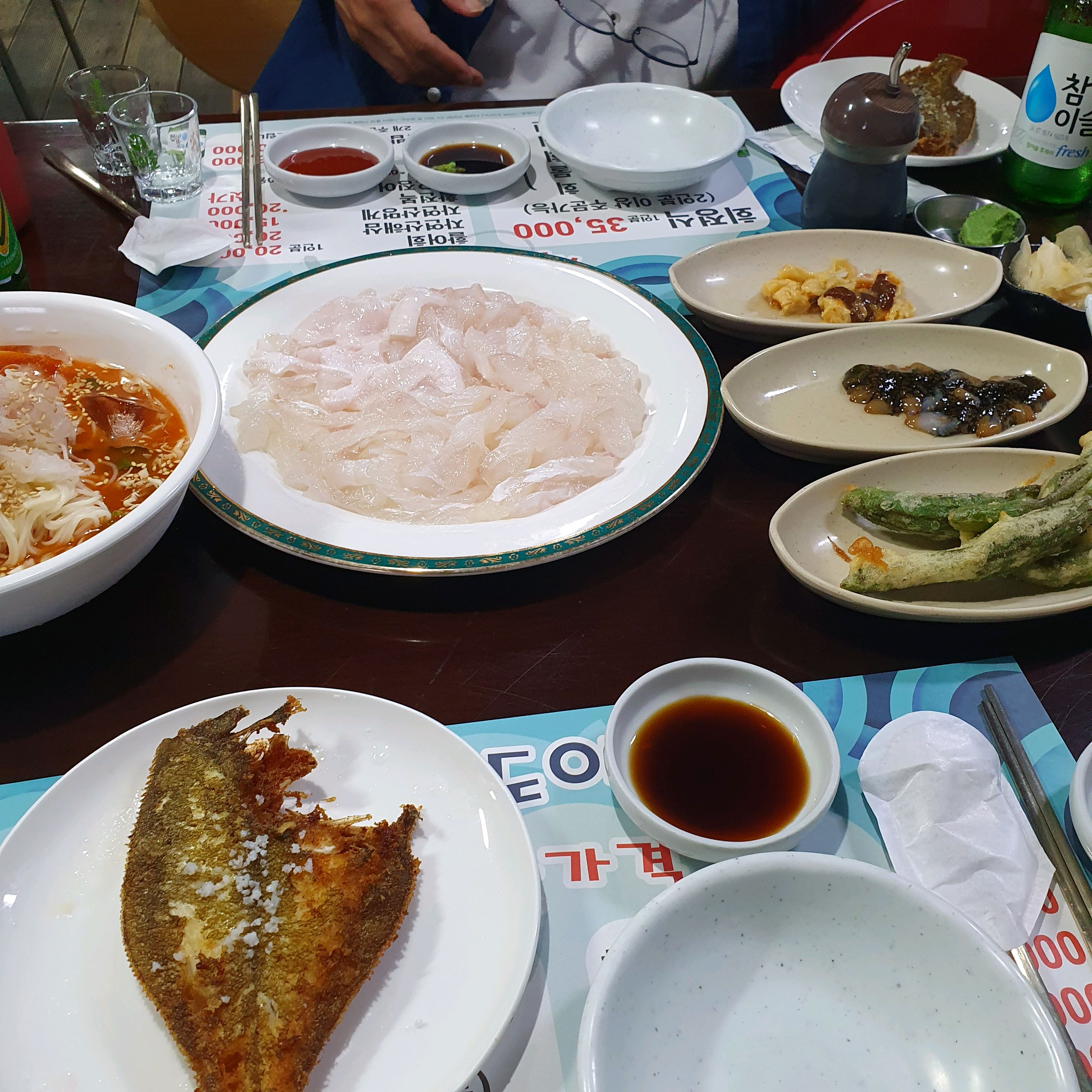 회세트 먹었어요 - 경포대 맛집 독도야