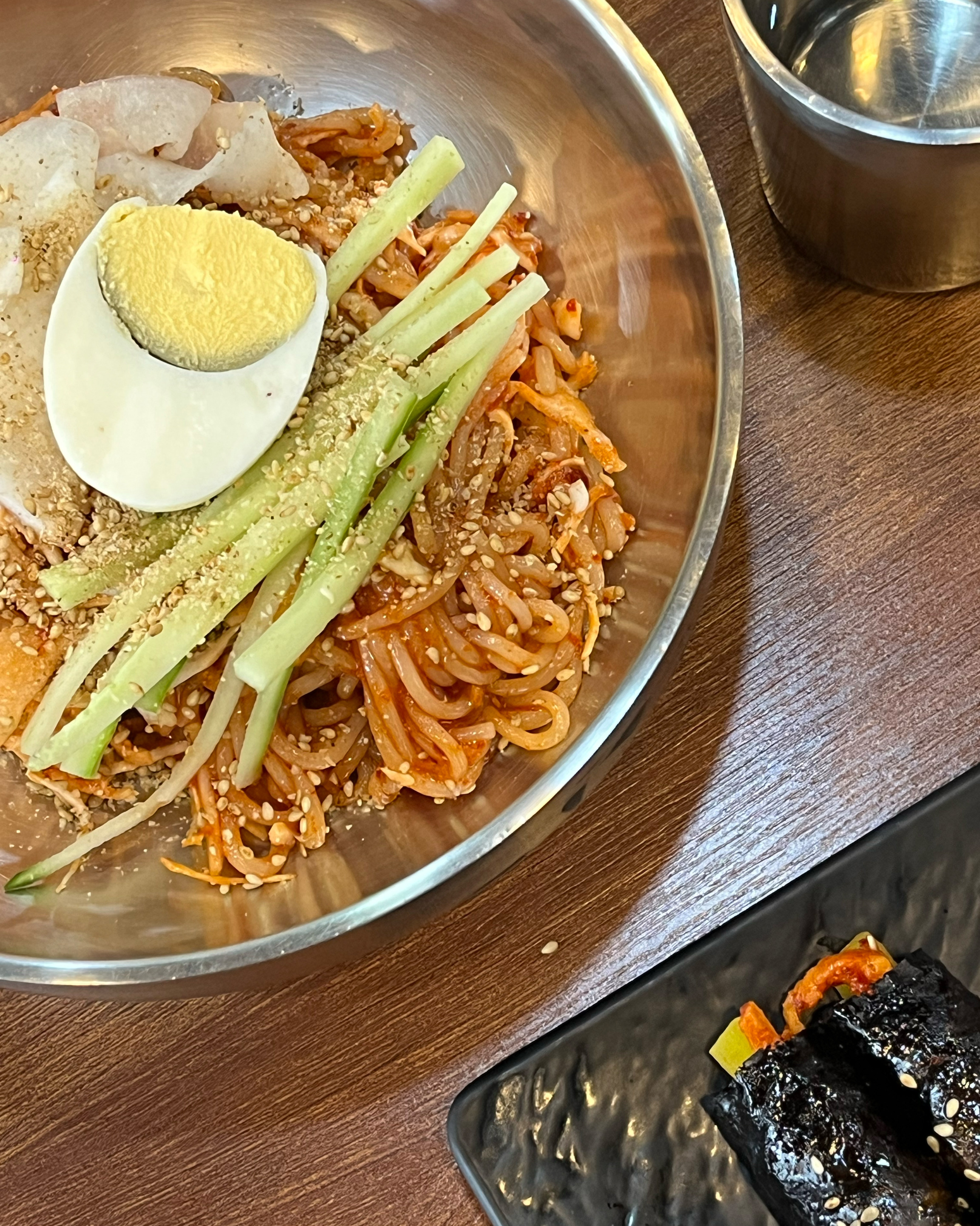 비빔쫄면 세트,냉쫄면 세트입니다😋 - 천호동 맛집 오고당쫄면