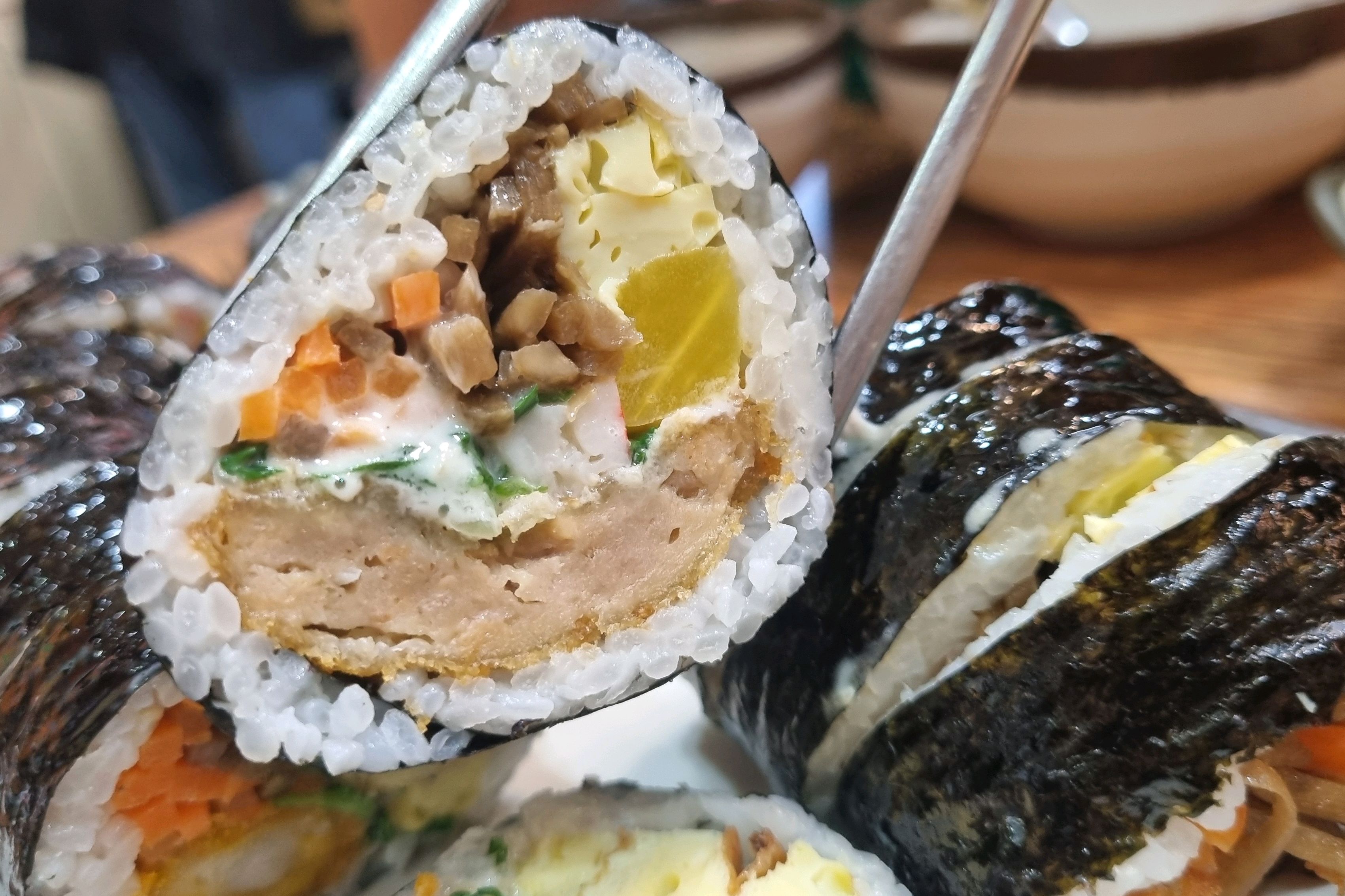 속초 김밥맛집 리뷰보고 갔는데 가성비 왕왕왕 좋음 - 아바이마을 맛집 김밥천국 중앙점