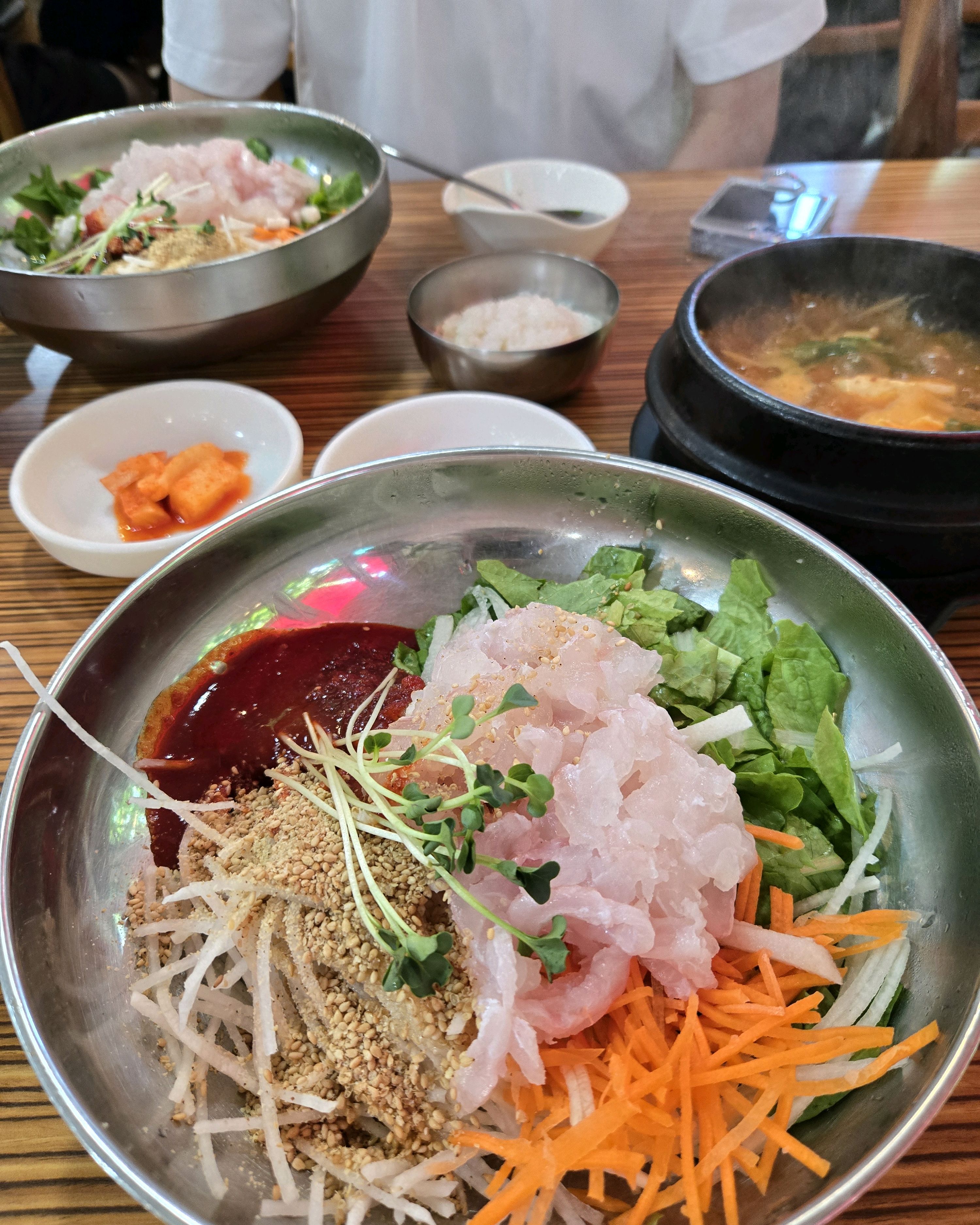 너무 맛있어요!! - 송정 맛집 송원물회횟집