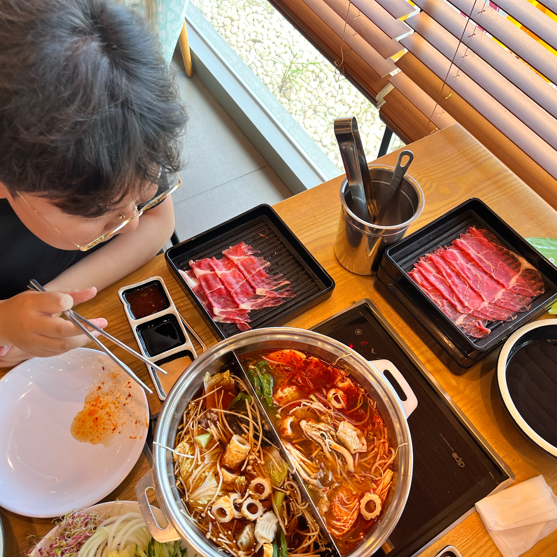 양도 엄청푸짐하고 맛있어요!! 가족들이랑 오기 너무 좋아요 맛있게 먹었습니당 - 문경 점촌 맛집 샤브20 문경점