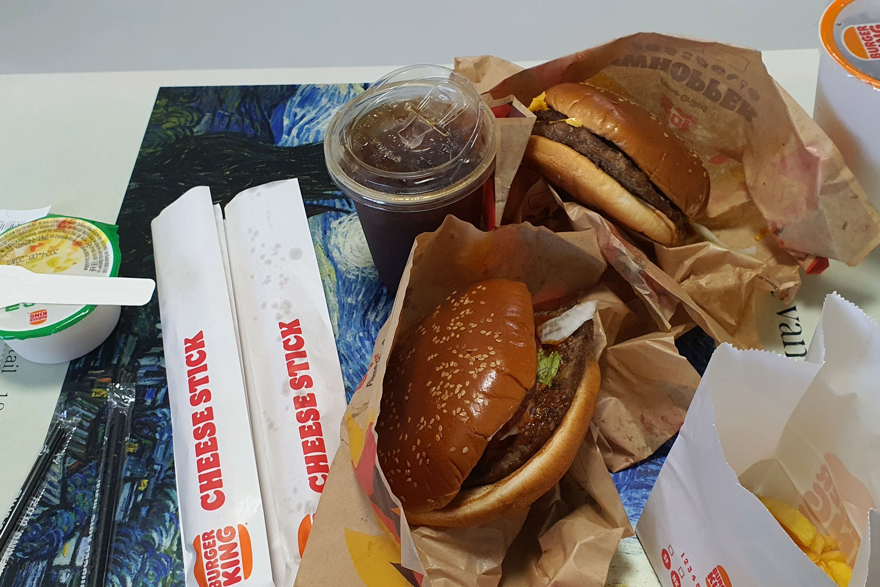 비프라구버거... - 아바이마을 맛집 버거킹 속초DT점
