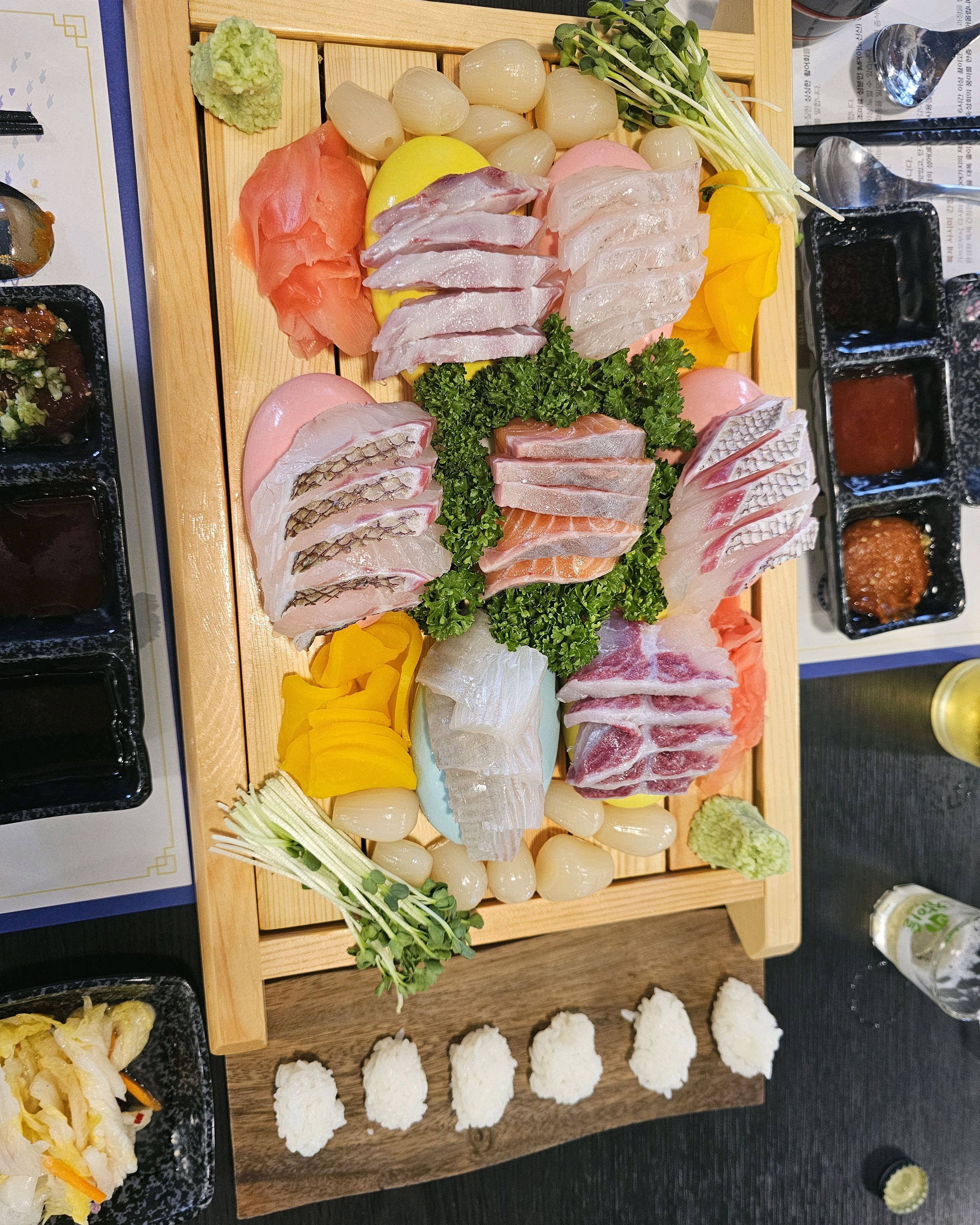 회가 너무 신선하고 맛있어요 민어ㆍ도미ㆍ광어ㆍ연어 무한리필가능 - 한대앞역 맛집 물고기자리 안산점