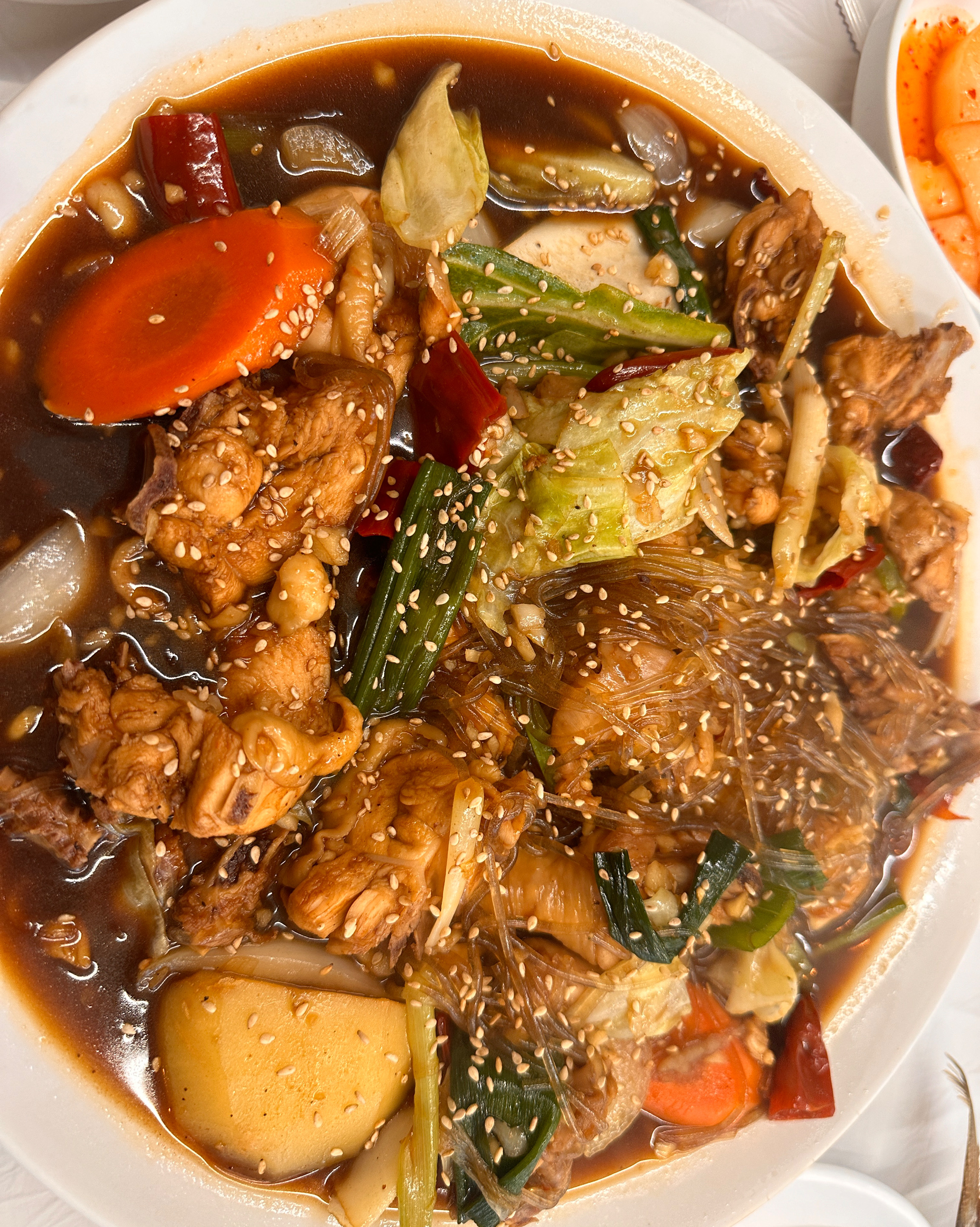 찜닭과 고등어구이를 같이 먹을 수 있는 새트메뉴가 있어서 너무 좋았어요 - 하회마을 맛집 하회민속식당