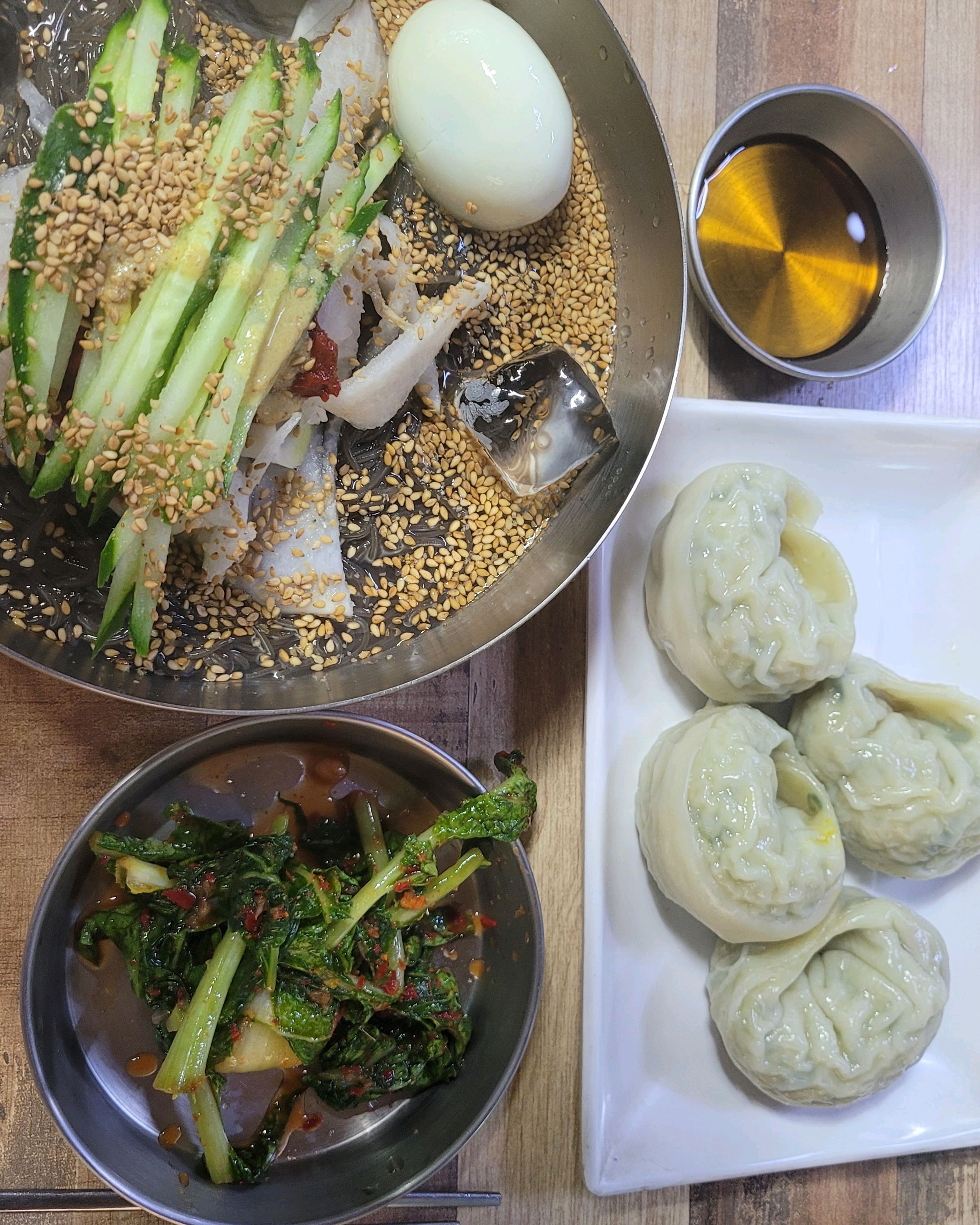 화요일~목요일엔 이북식 만두까지먹을수 있어요. - 천호동 맛집 정천냉면
