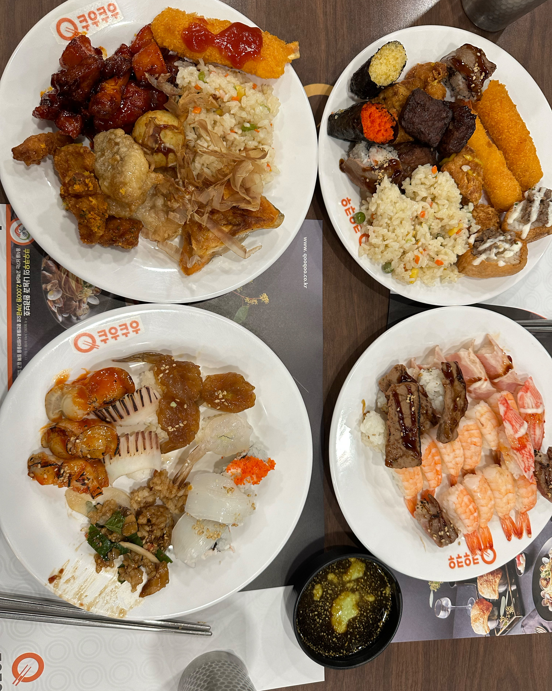 입짧은 사람 둘이가서 나름 알차게 먹었어요 - 울산 동구 맛집 쿠우쿠우 울산동구점