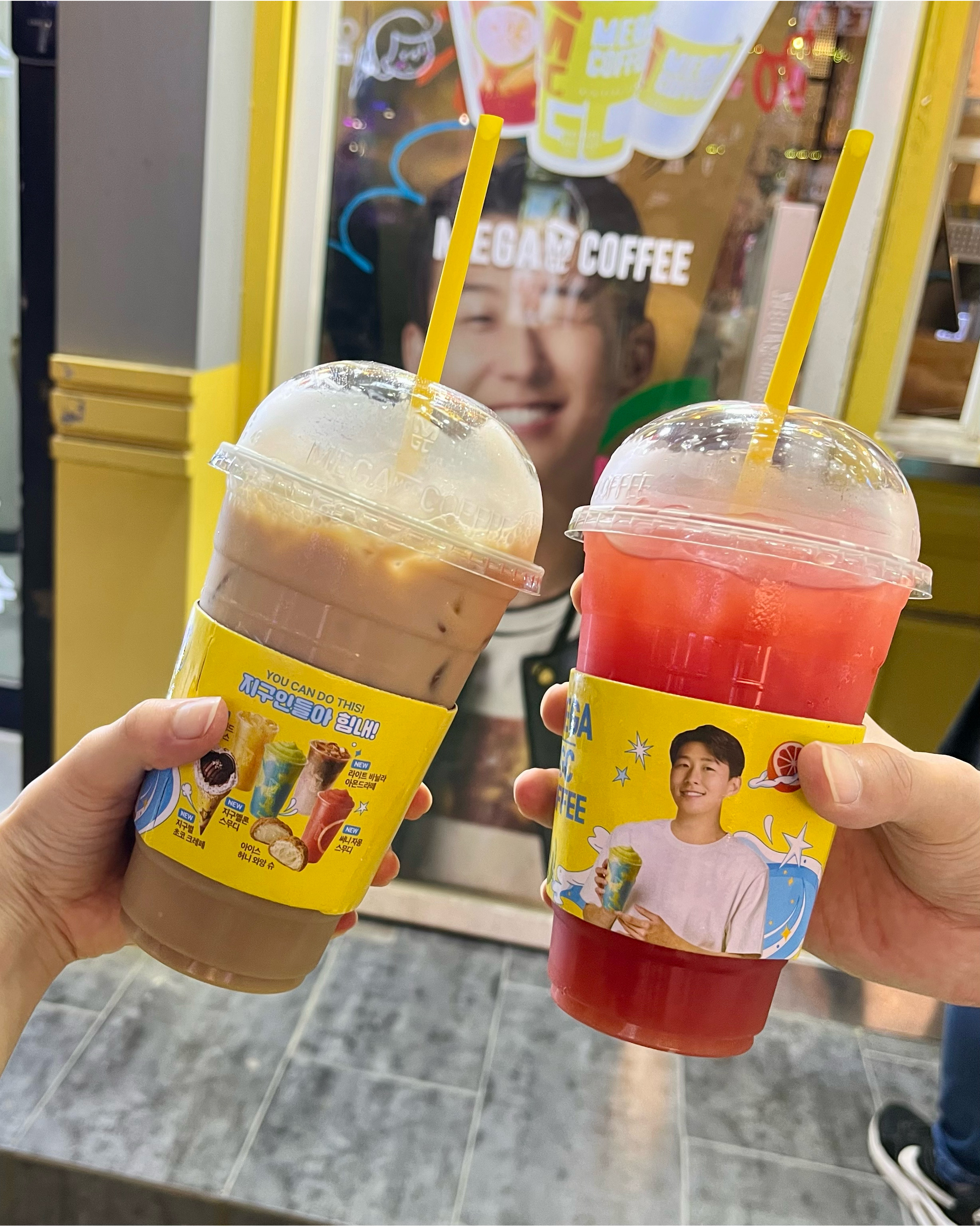 음료는 빠르게 나오고 메가커피 타 지점과 동일하게 음료도 맛있는데 키오스크가 너무너무 불편