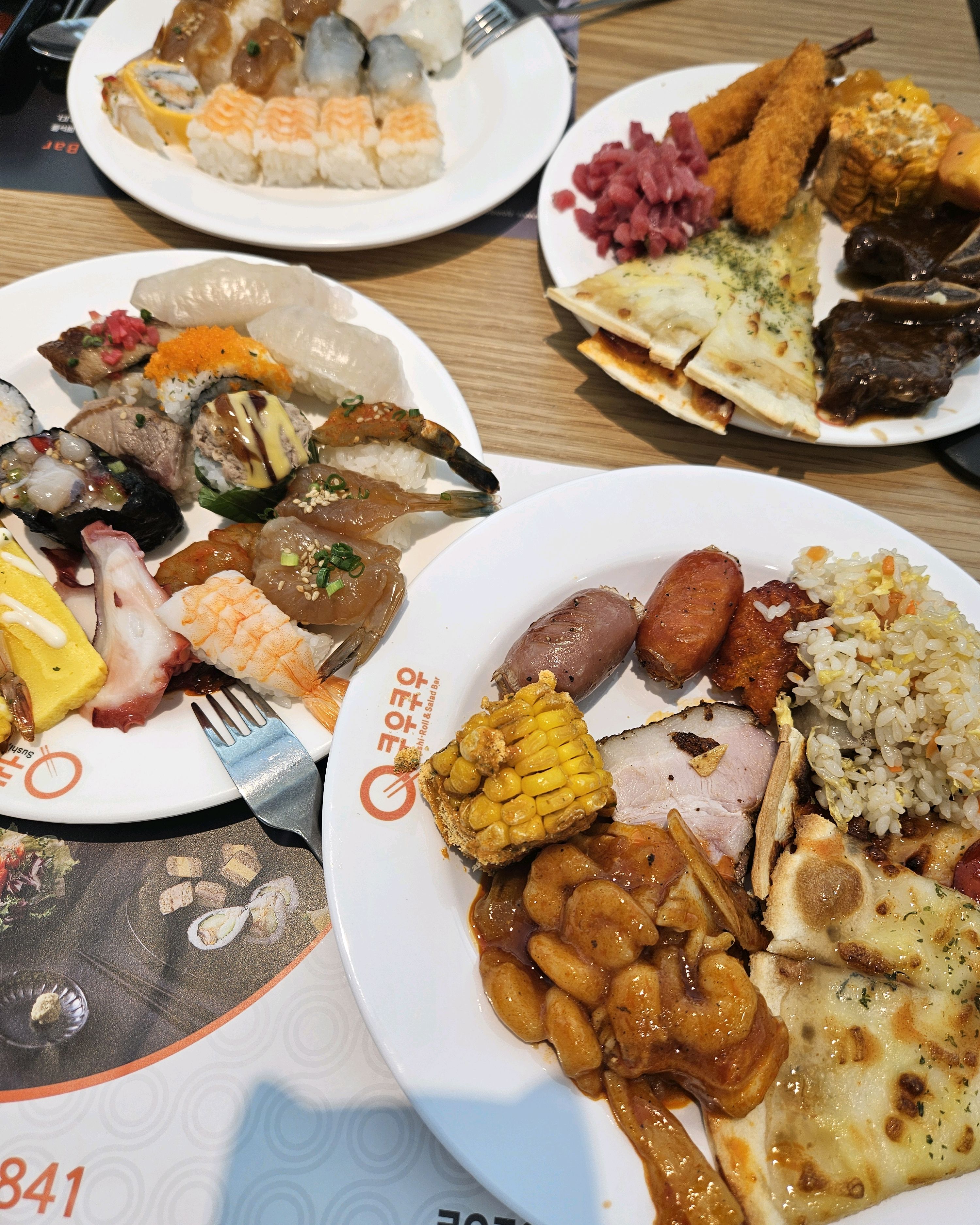 아래 미카도스시 웨이팅 너무길어서 쿠우쿠우로 직행 - 이천 맛집 추천 쿠우쿠우 이천점