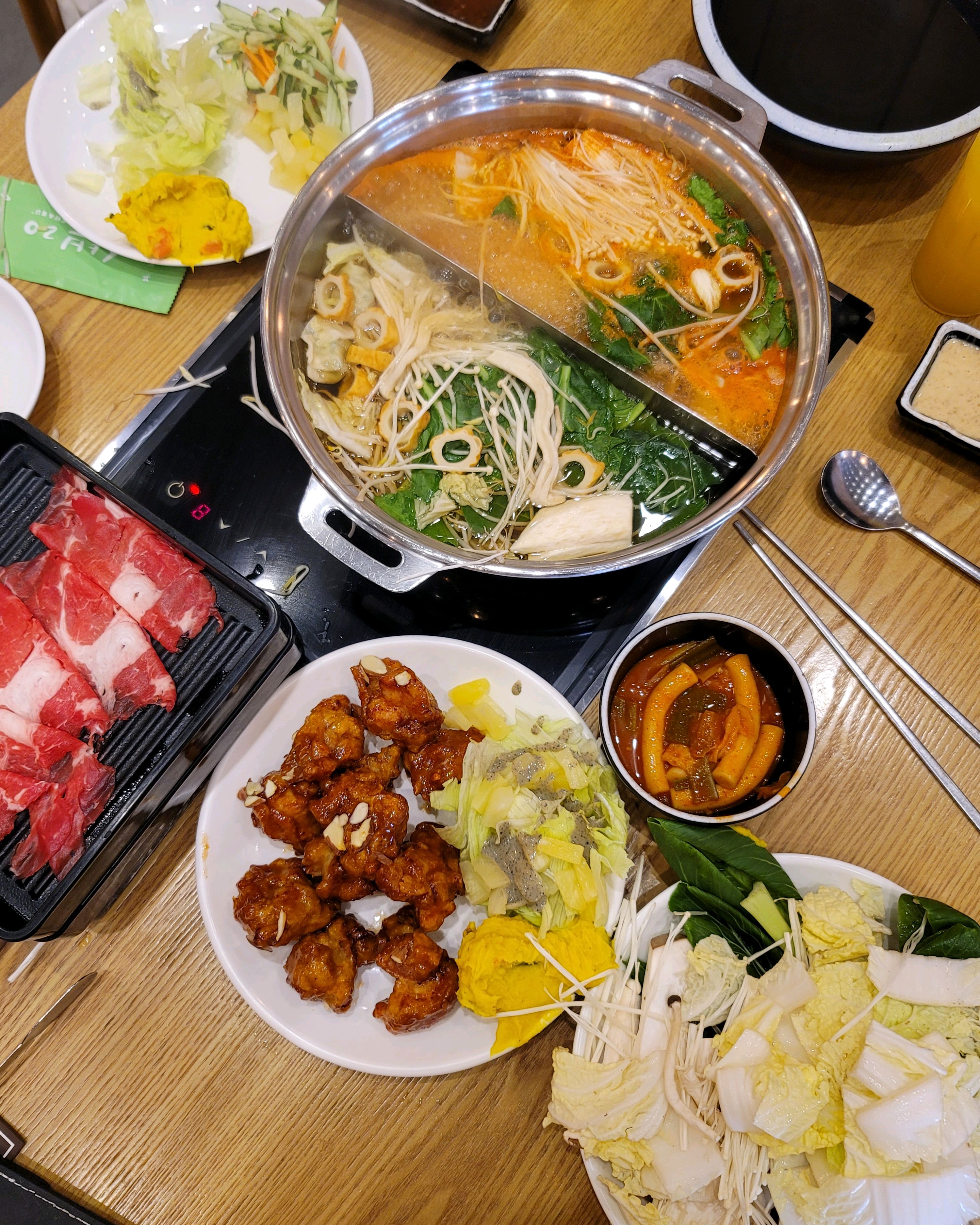 샤브샤브 집이지만 닭강정 맛집 👍👍 - 대구 만촌동 맛집 샤브20 만촌점