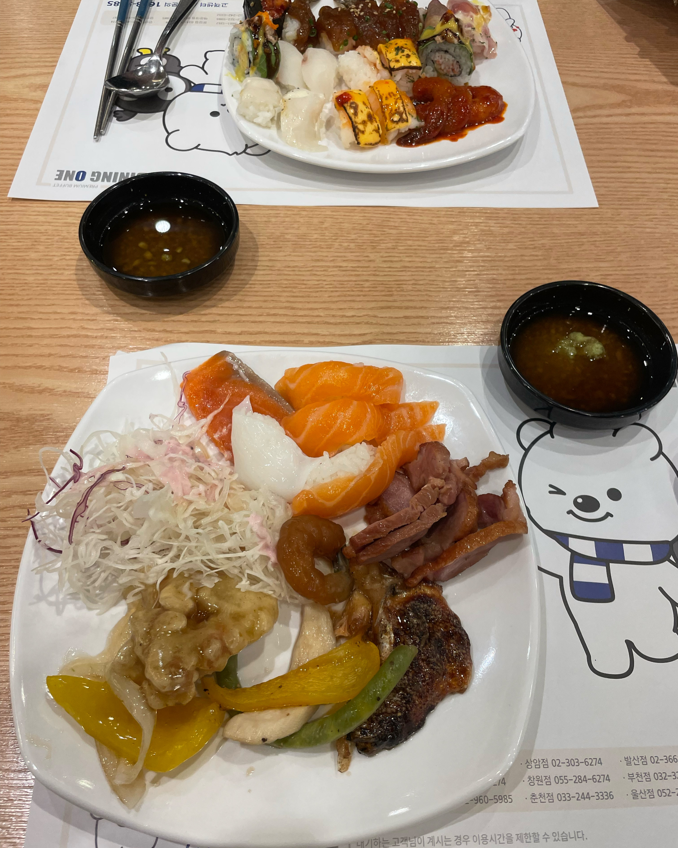 종류가 많고 신선해서 잘 먹었어요 ㅎㅎ - 상암 맛집 다이닝원 상암점
