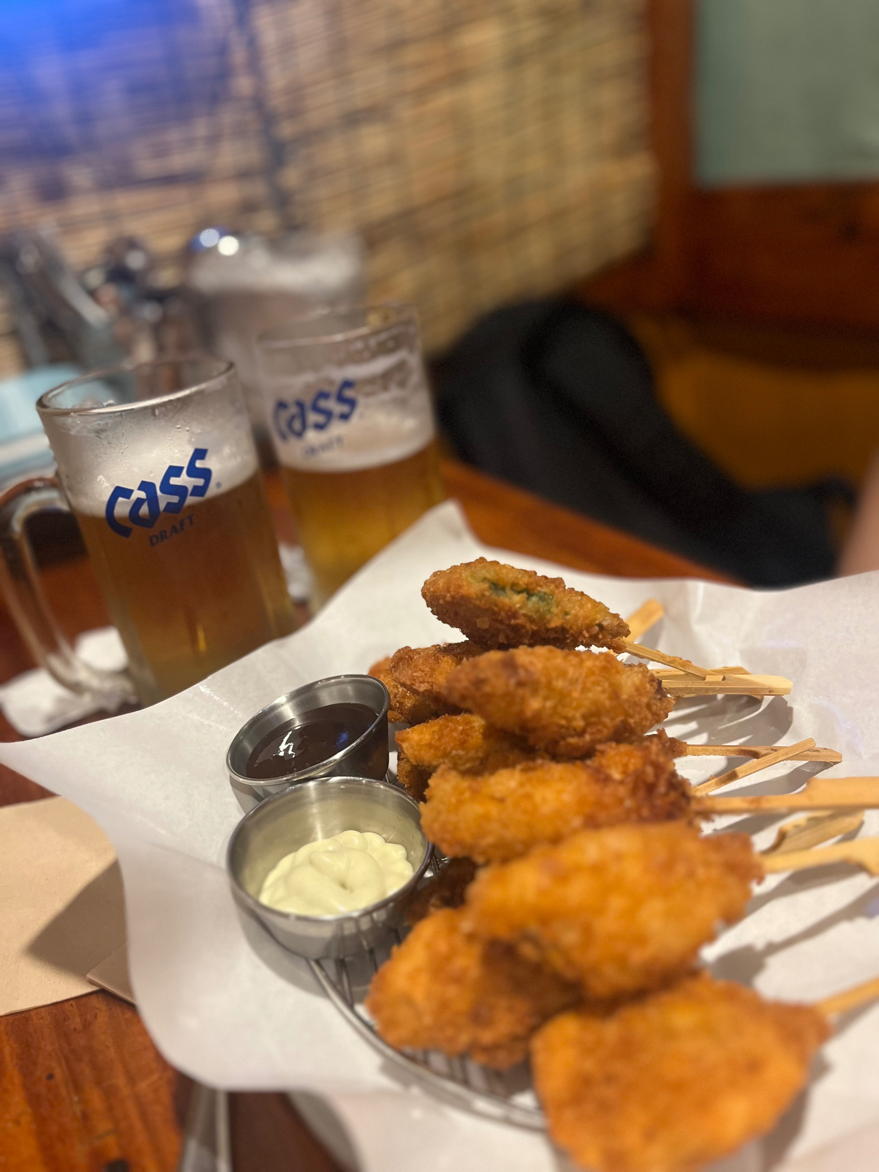 퇴근후 생맥이 먹고싶어서 들렀어요! - 천호동 맛집 하이델호프