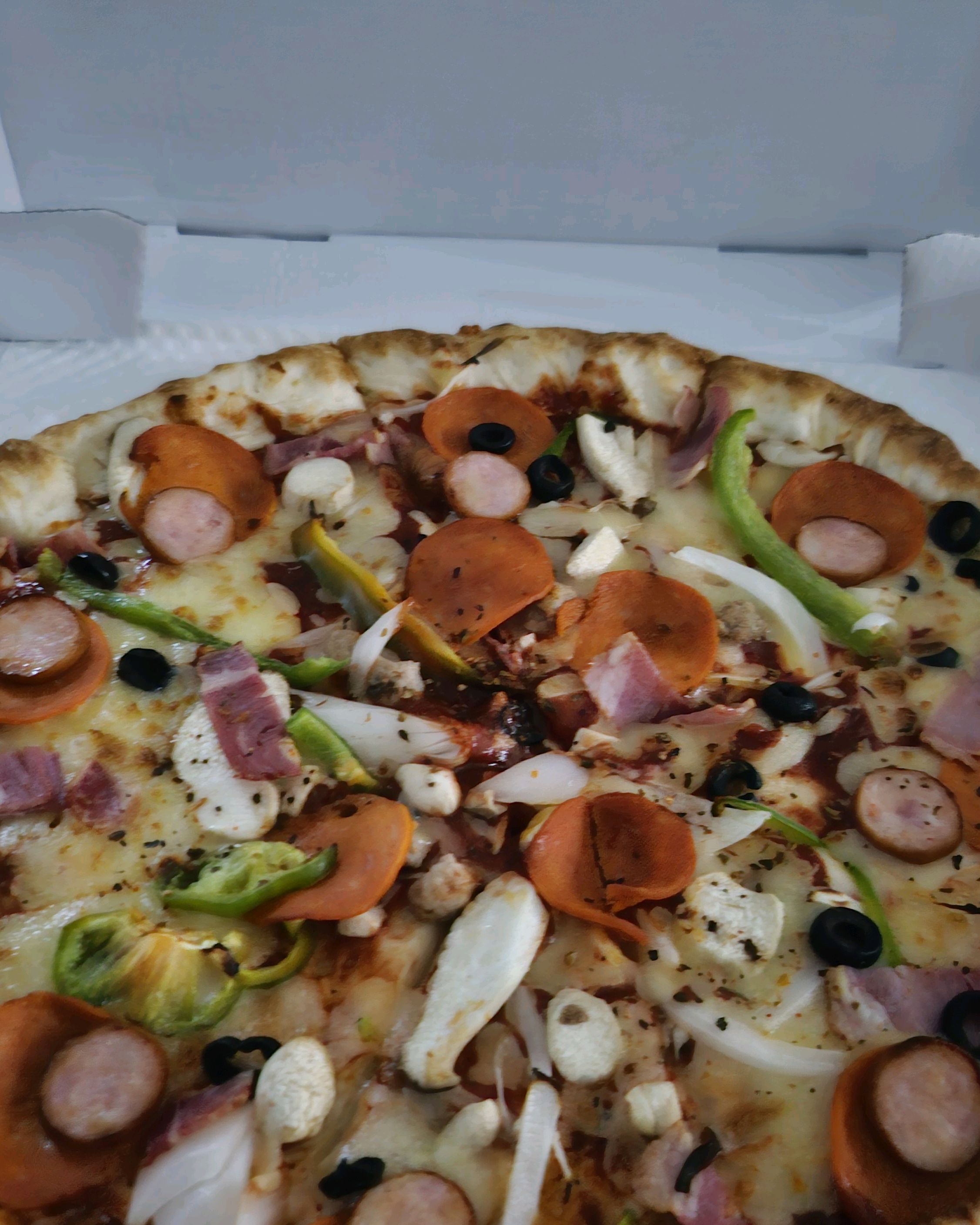 아메리칸수프림 포장해서 - 야탑 맛집 피자몰 NC야탑점