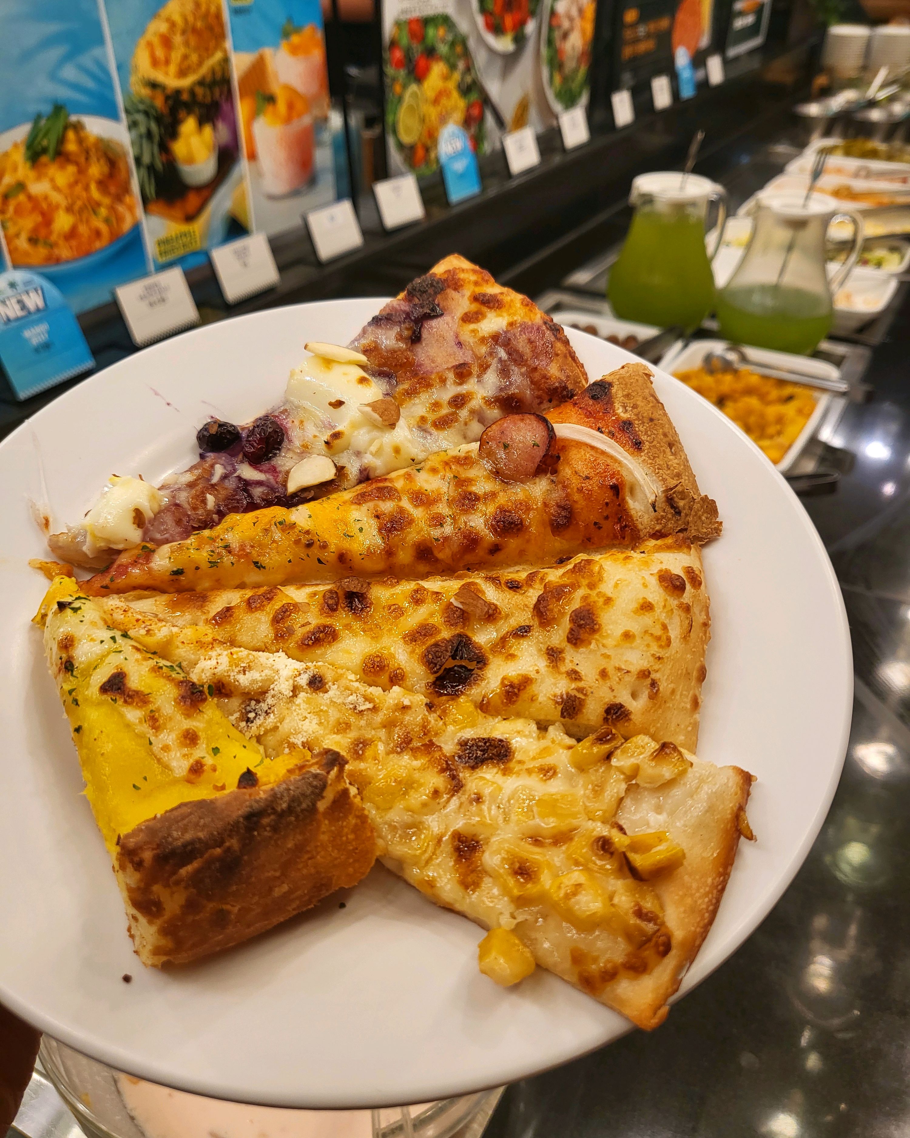 역시 피자 먹고 싶을 땐 피자몰🍕 피자, 치킨, 떡볶이, 감자튀김, 파스타, 밥, 샐러드,