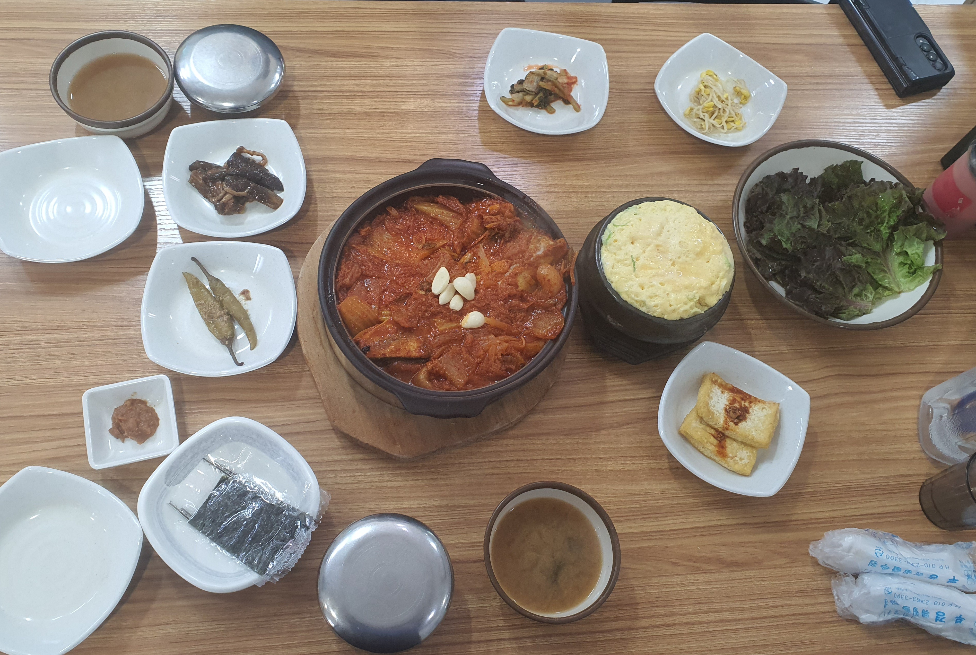 고등어묵은지 2인에 계란찜 시켰는데요. - 송정 맛집 엄마손대구탕