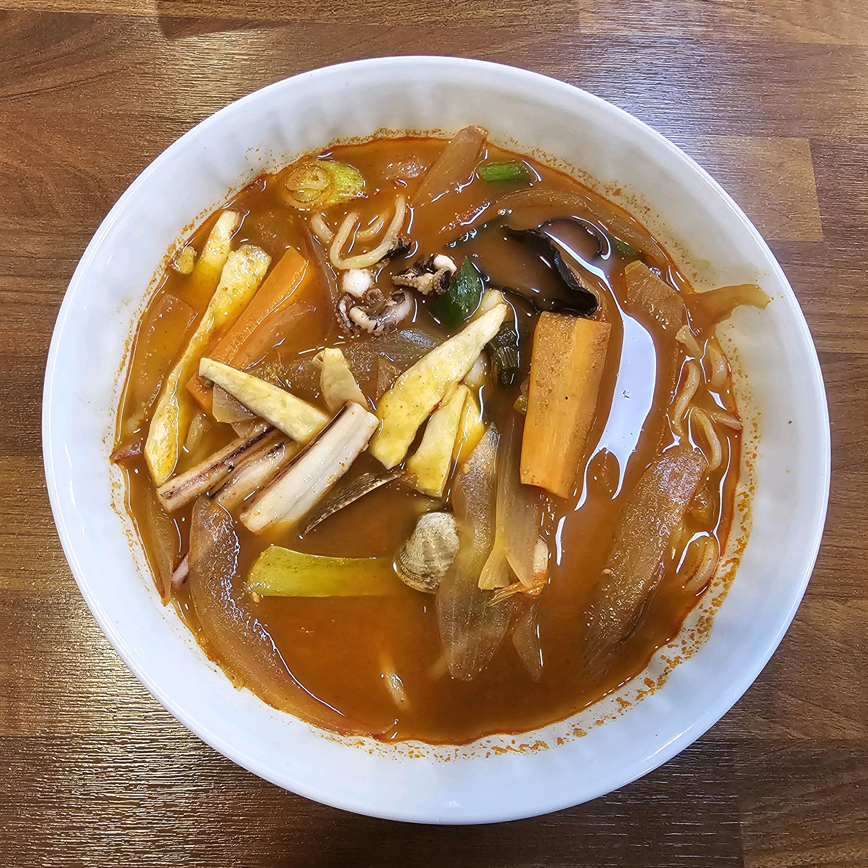 만전각 짬뽕 클로즈업