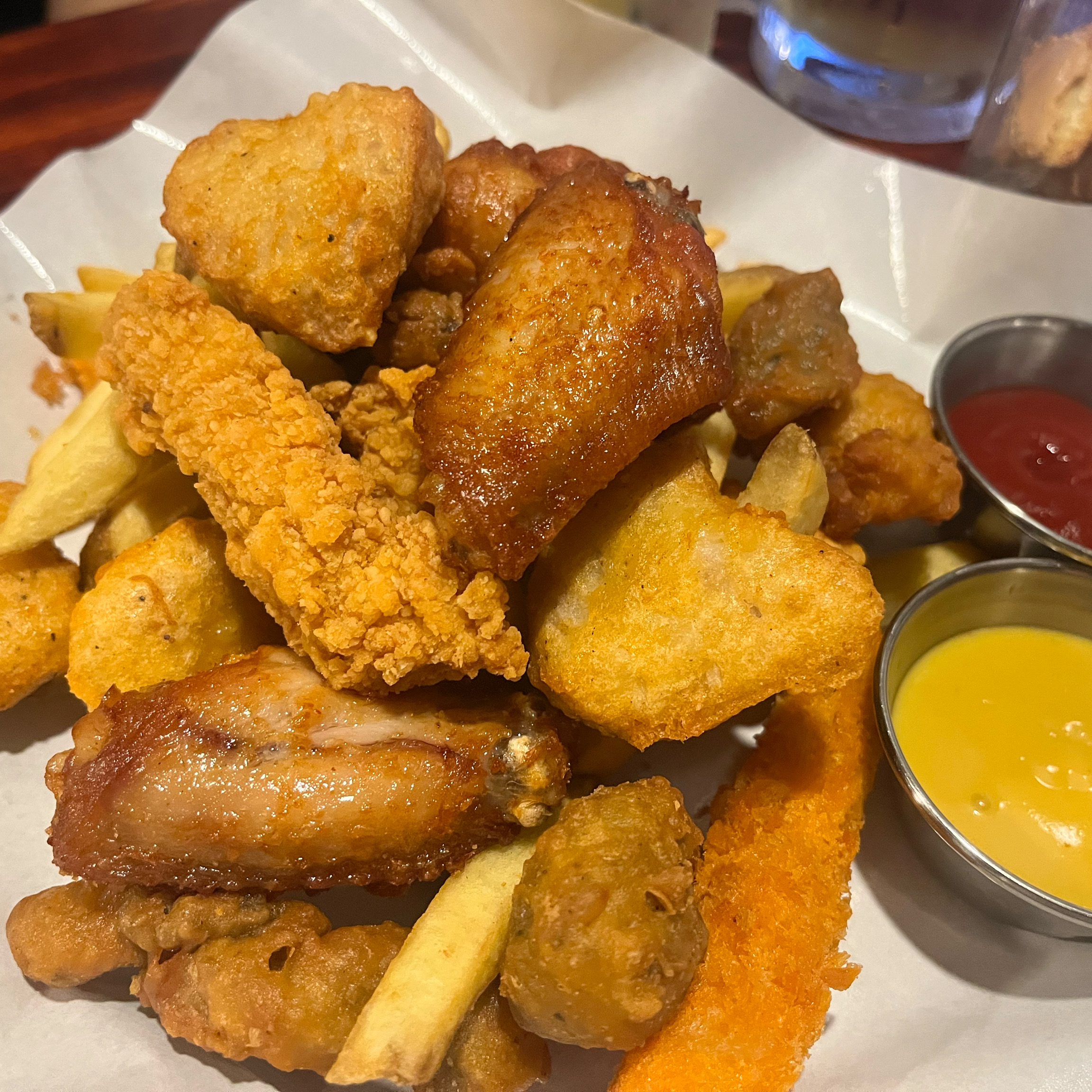 맥주 지이이이이인짜 시원해요, 튀김도 맛있어요!!! 하이볼은 미쳤습니당 - 천호동 맛집 하이델호프