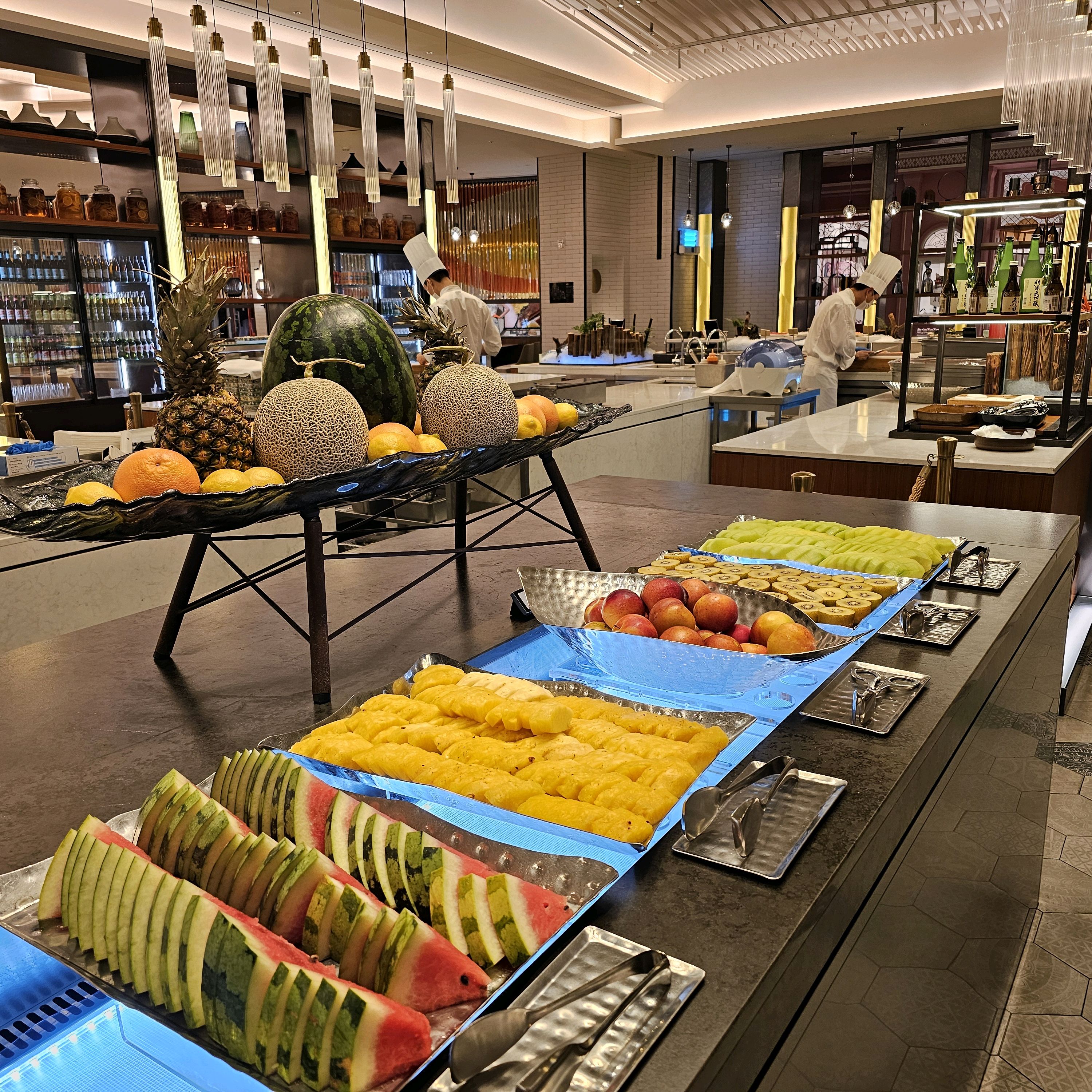 4명이서 도민할인 받아 54만원 - 제주 맛집 제주 드림타워 그랜드 키친