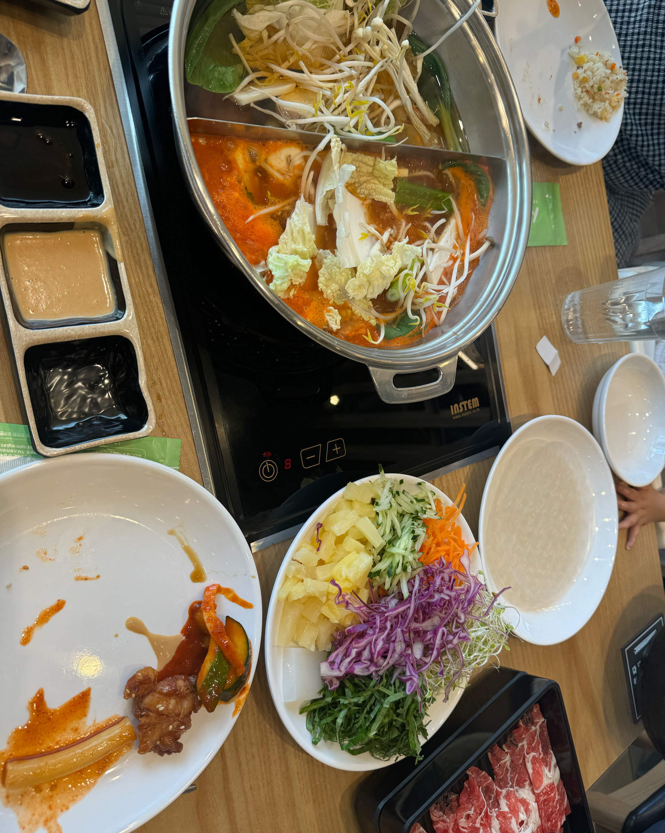 사람리 너무많아 휴 정신없으요 - 광양 중마동 맛집 샤브20 전남 광양점