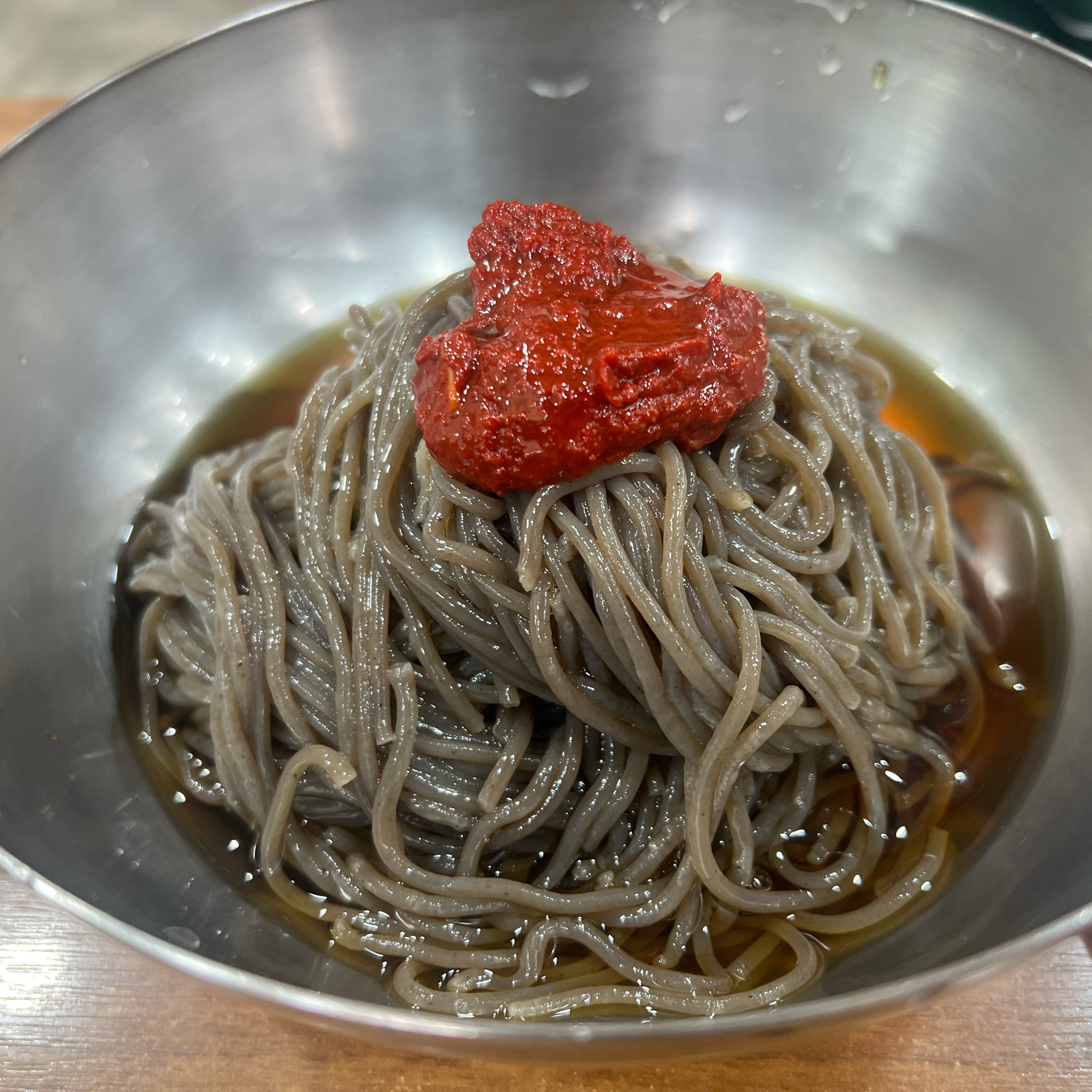 Seongcheon Makguksu, a famous restaurant in Dapsipri-dong, Dongdaemun-gu, Seoul