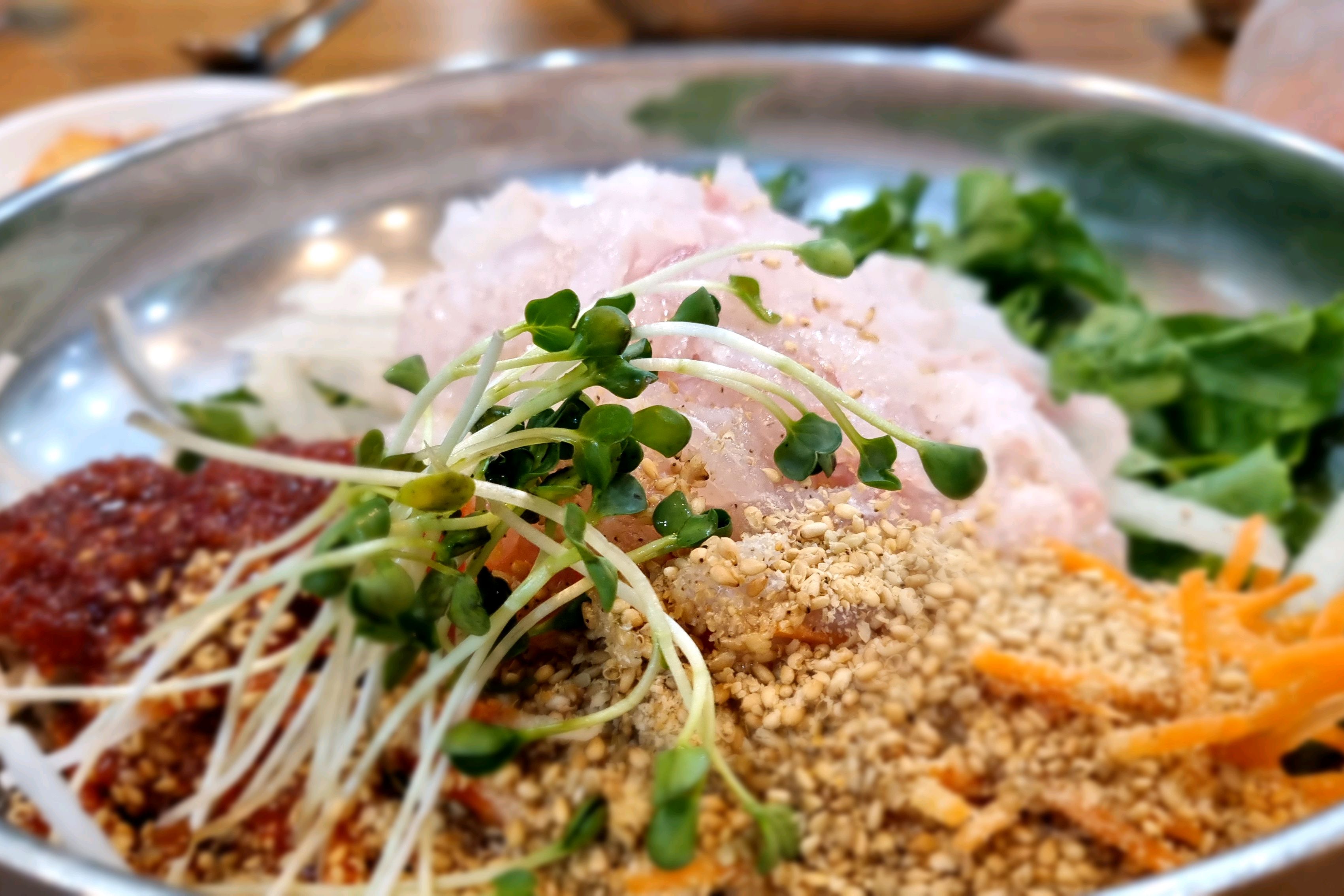 재방문해서  리뷰 달고 싶은곳...ㅎㅎ - 송정 맛집 송원물회횟집