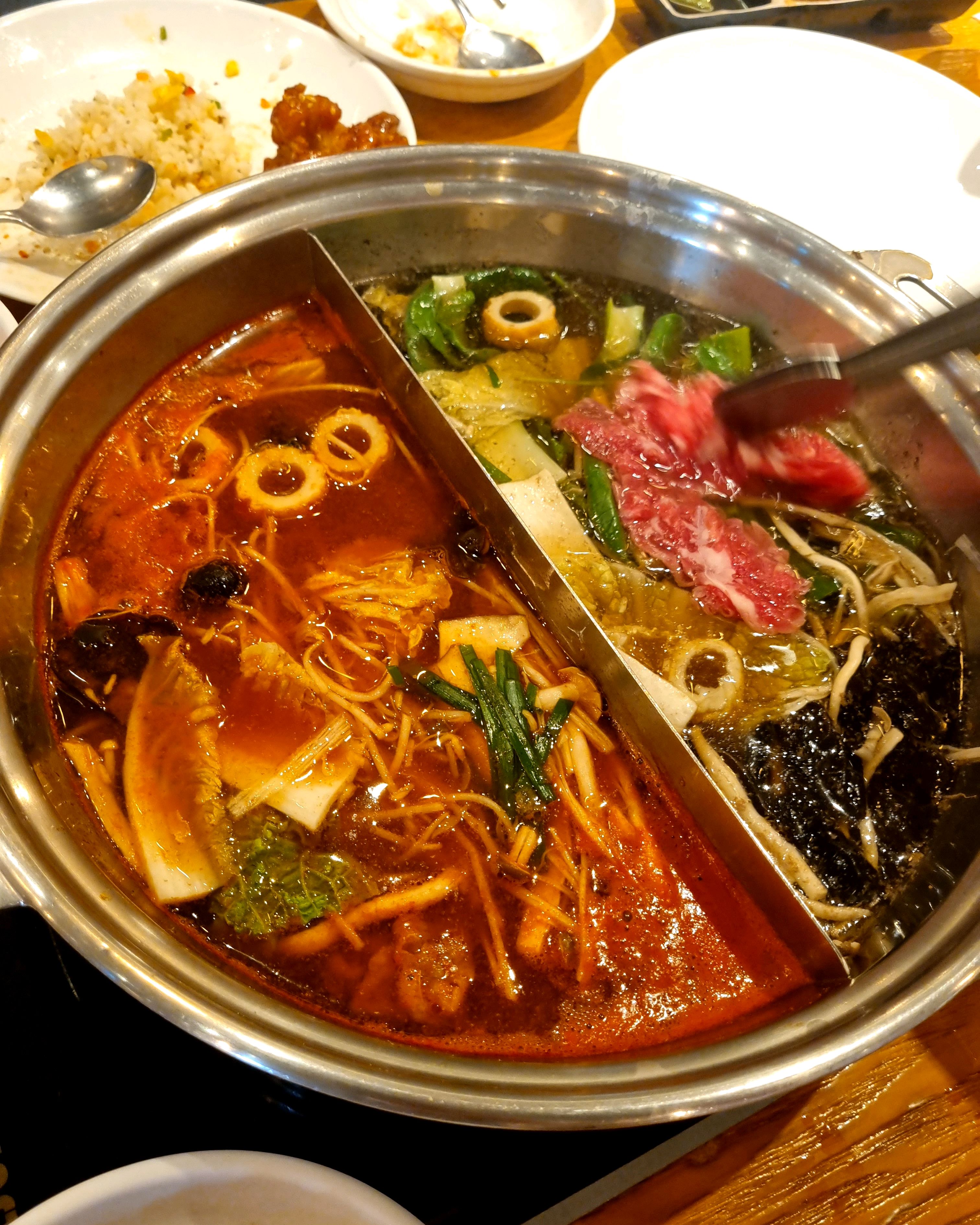 재료들이 신선하고 맛있었어요. - 대구 수성못 맛집 샤브20 수성못점