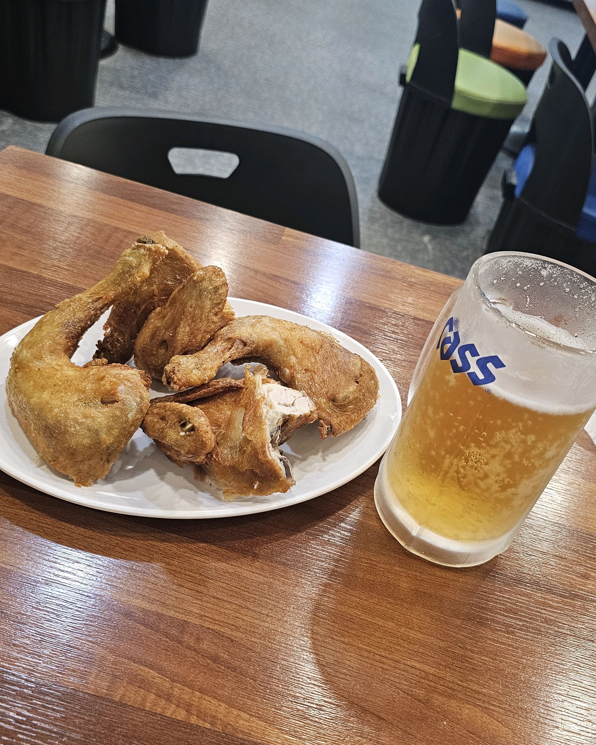  신설동역 왕새우튀김 맛집 고전통닭