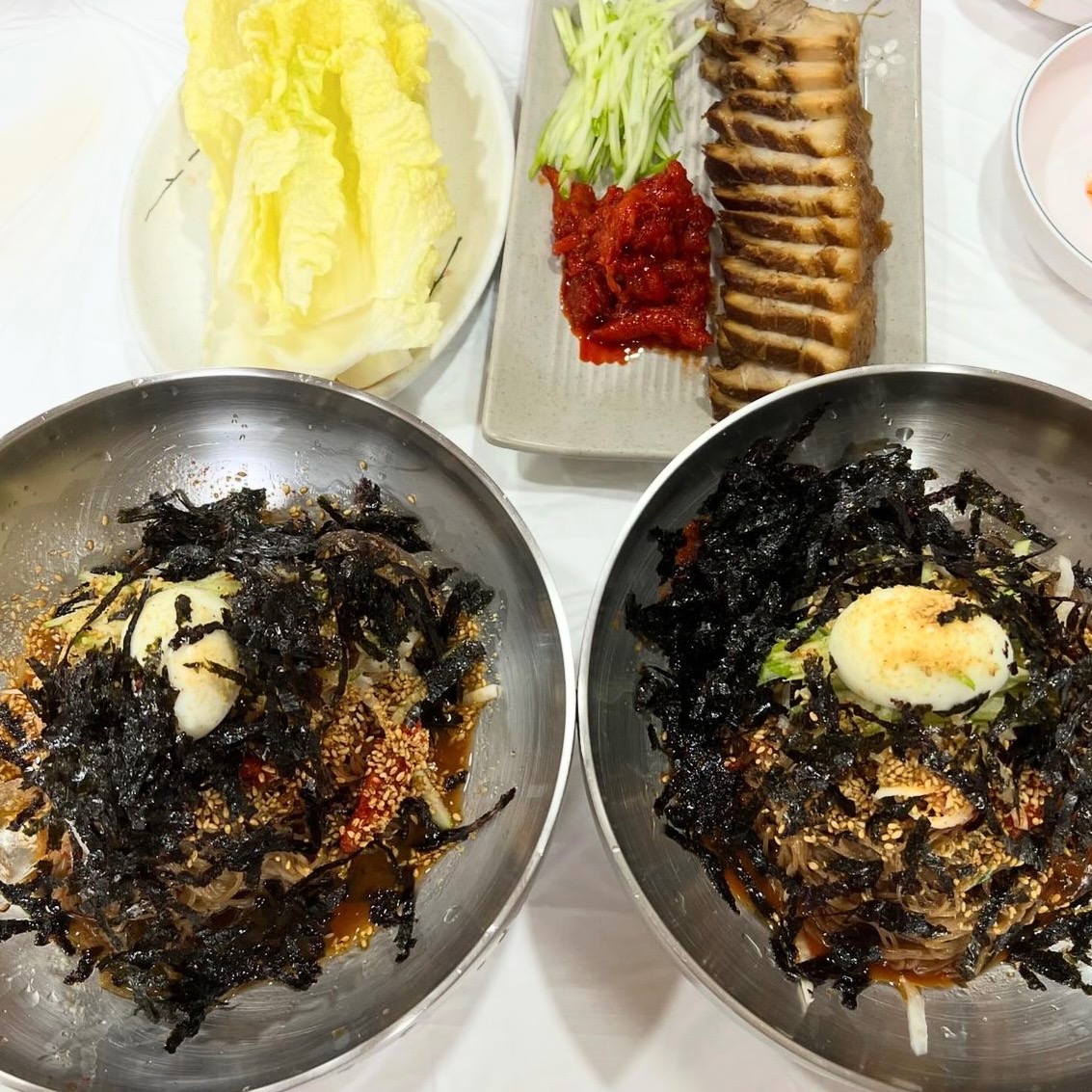 진~~짜 맛있어요! - 아바이마을 맛집 함흥막국수