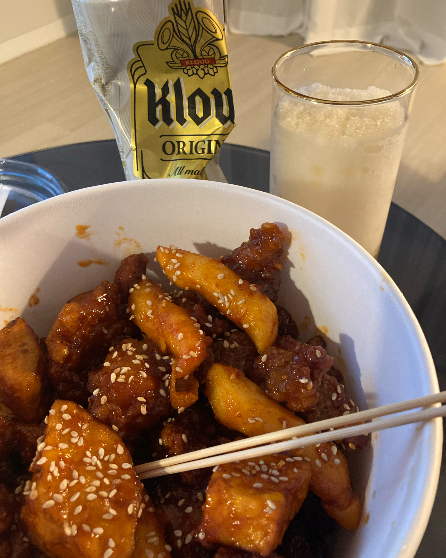 
창신역식당 6일닭강정