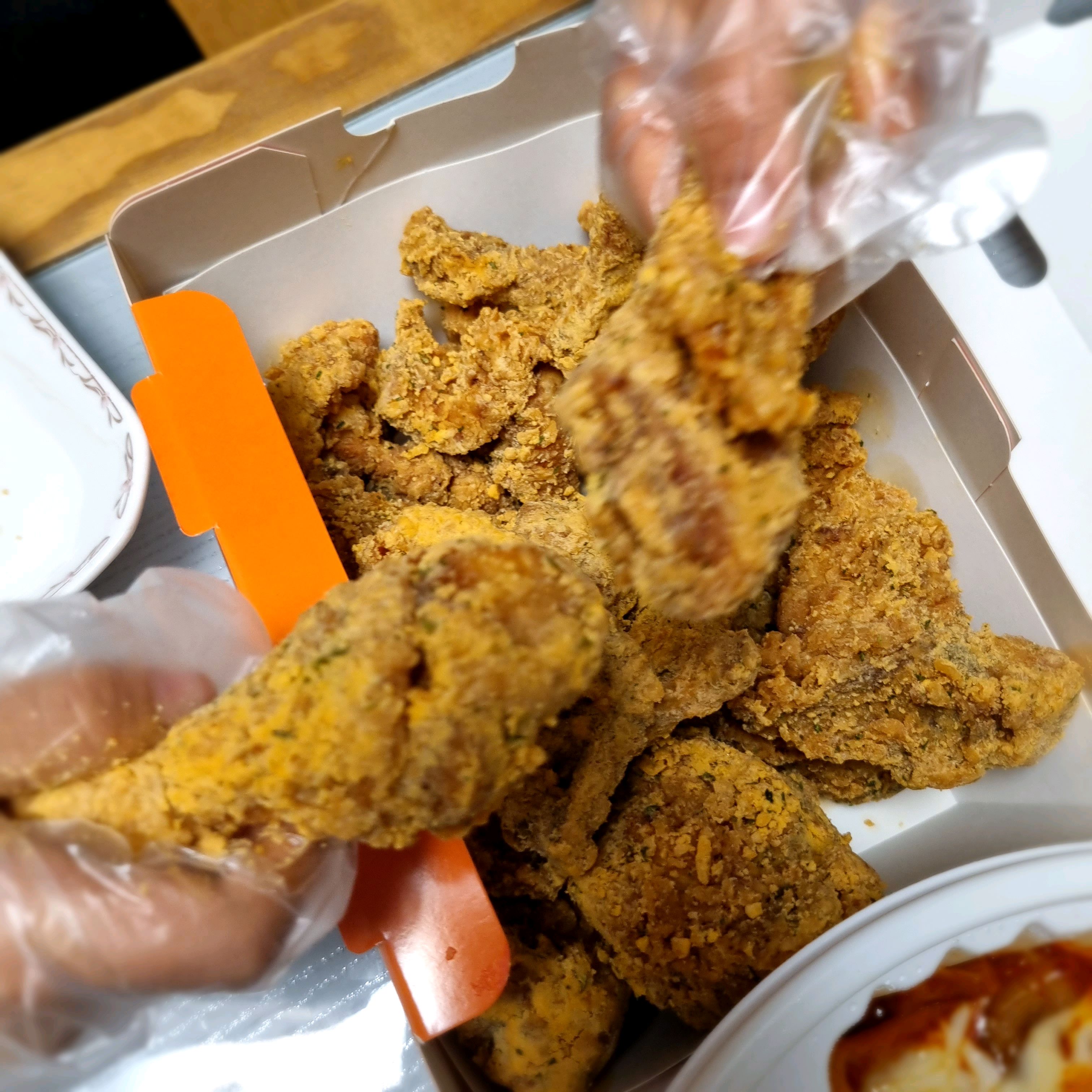 눈꽃치즈치킨 포장해먹었어요~ - 불당동 맛집 멕시카나치킨 천안불당점