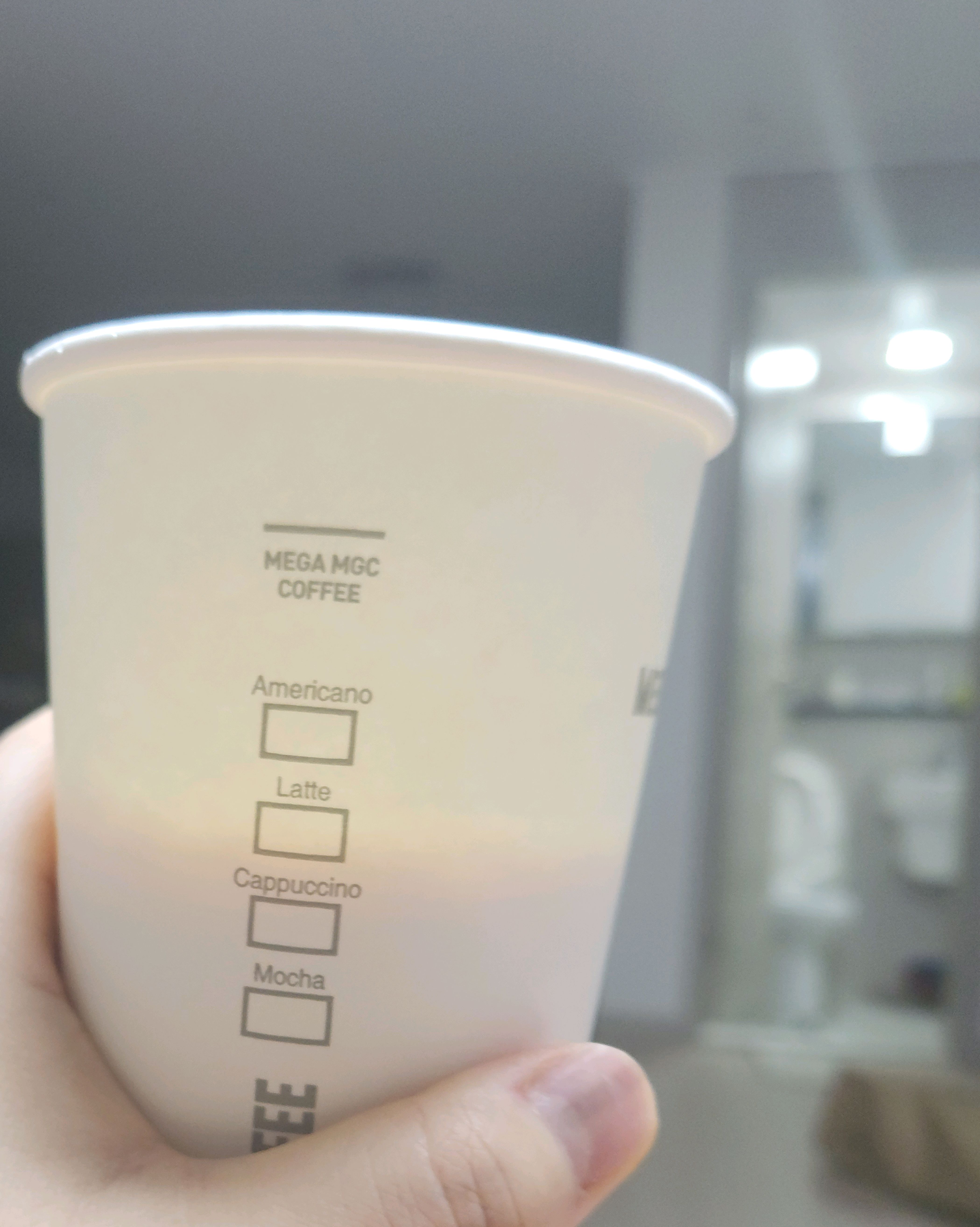 아니 이럴거면 큰겁 왜시키나요 그냥 작은사이즈랑 양차이없는거같은데 - 부산역 맛집 메가MGC커피 부산차이나타운점