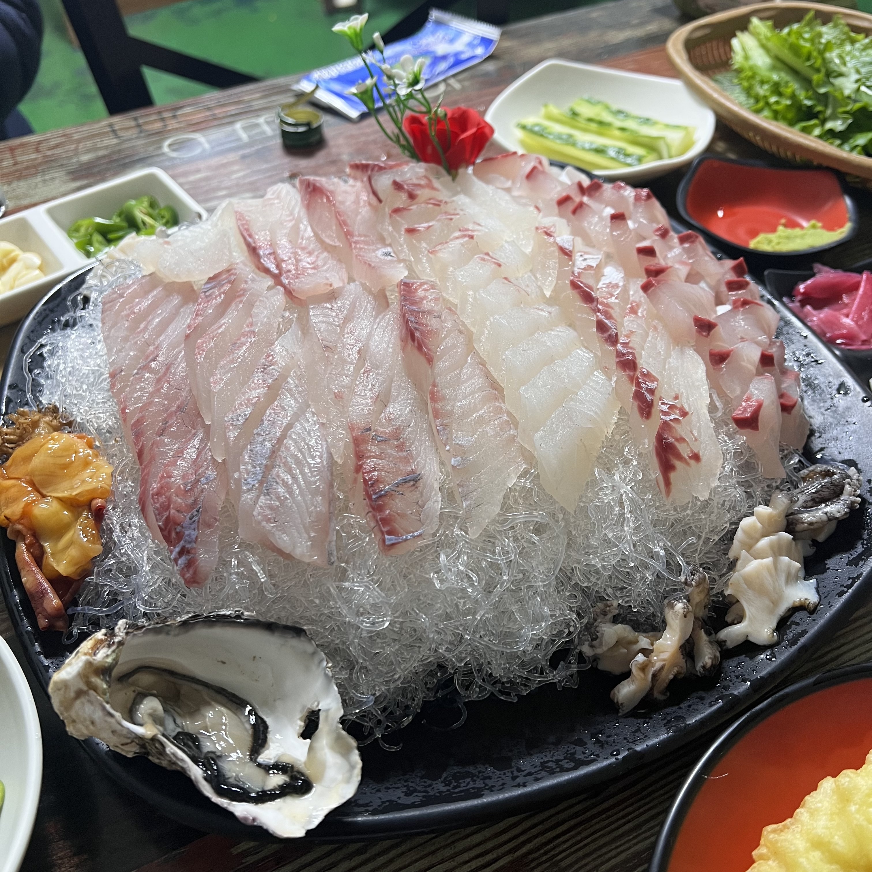 제주 향토 횟집 불광회센타의 푸짐한 한 상