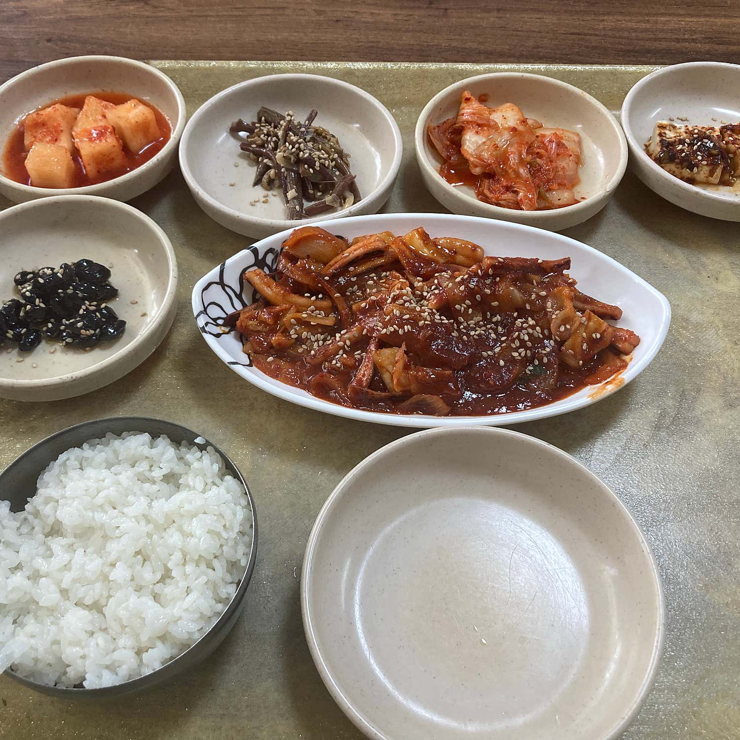 도봉기사식당 오징어볶음