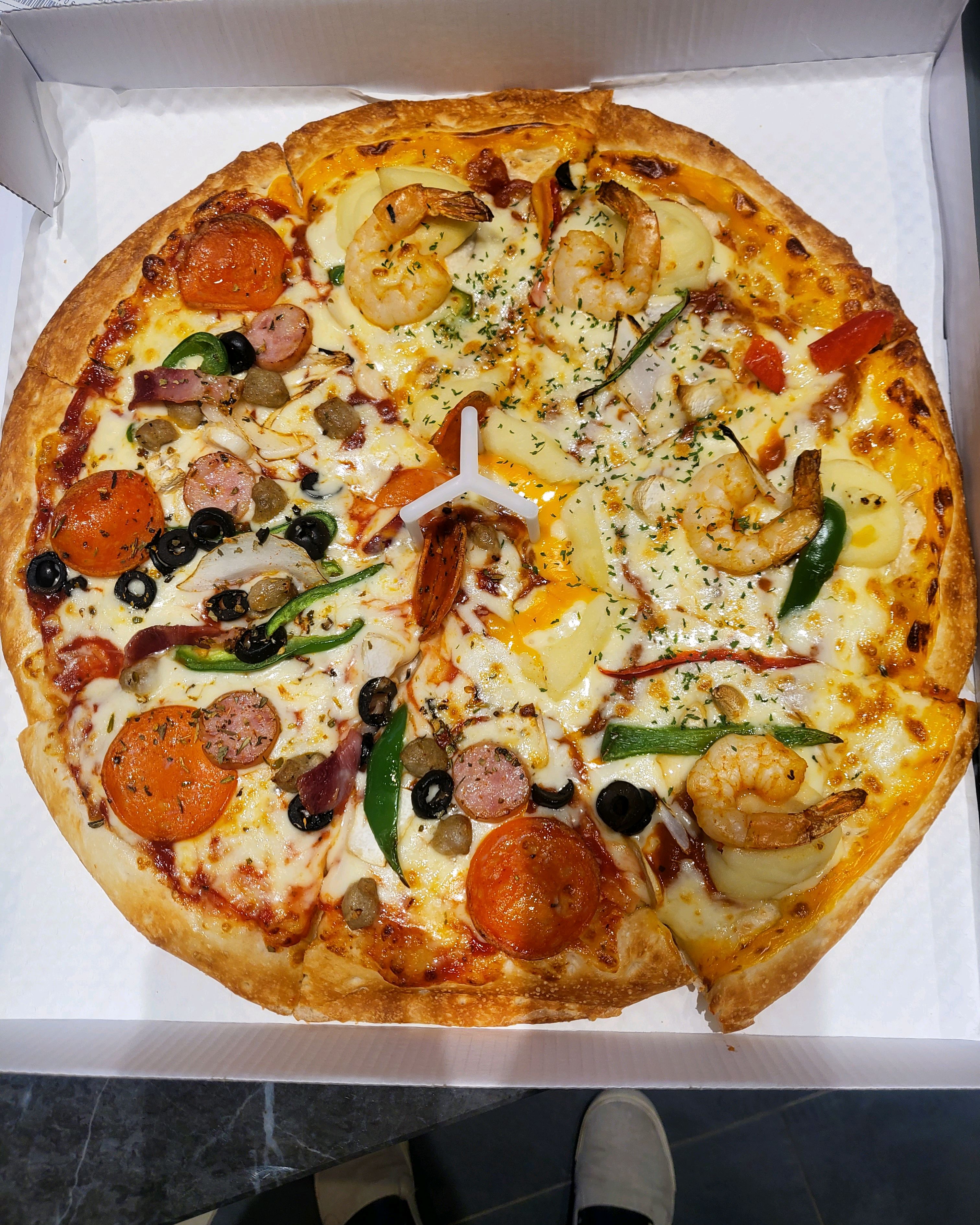 가격도착하고맛도굿입니다.가게도청결하고피자를정성스럽게만드시는모습도넘좋아요~~^^ - 신정역 맛집 피자몰 신정점
