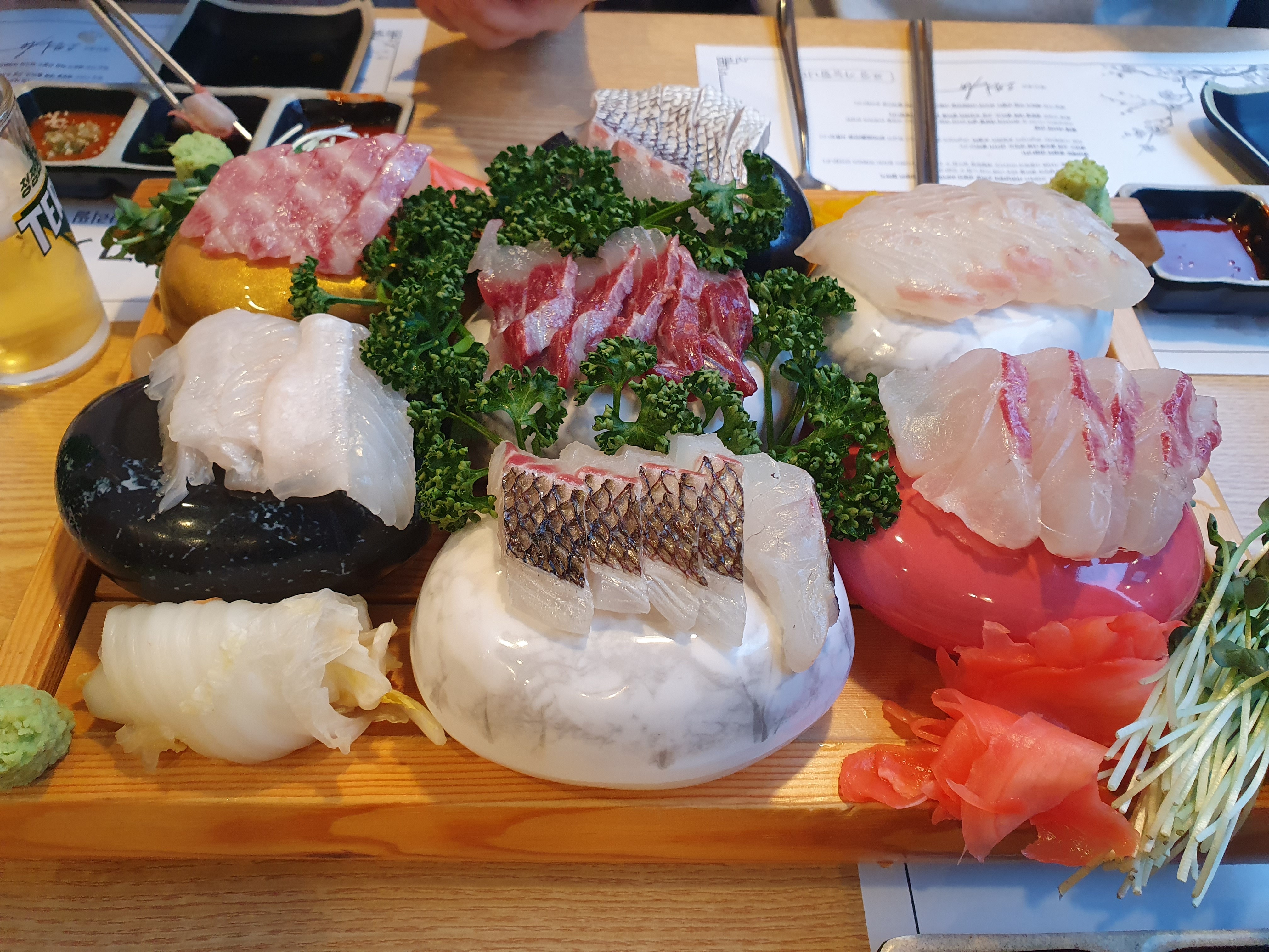 도미 광어.. 그리고 홍민어.. - 망포역 맛집 물고기자리 망포점