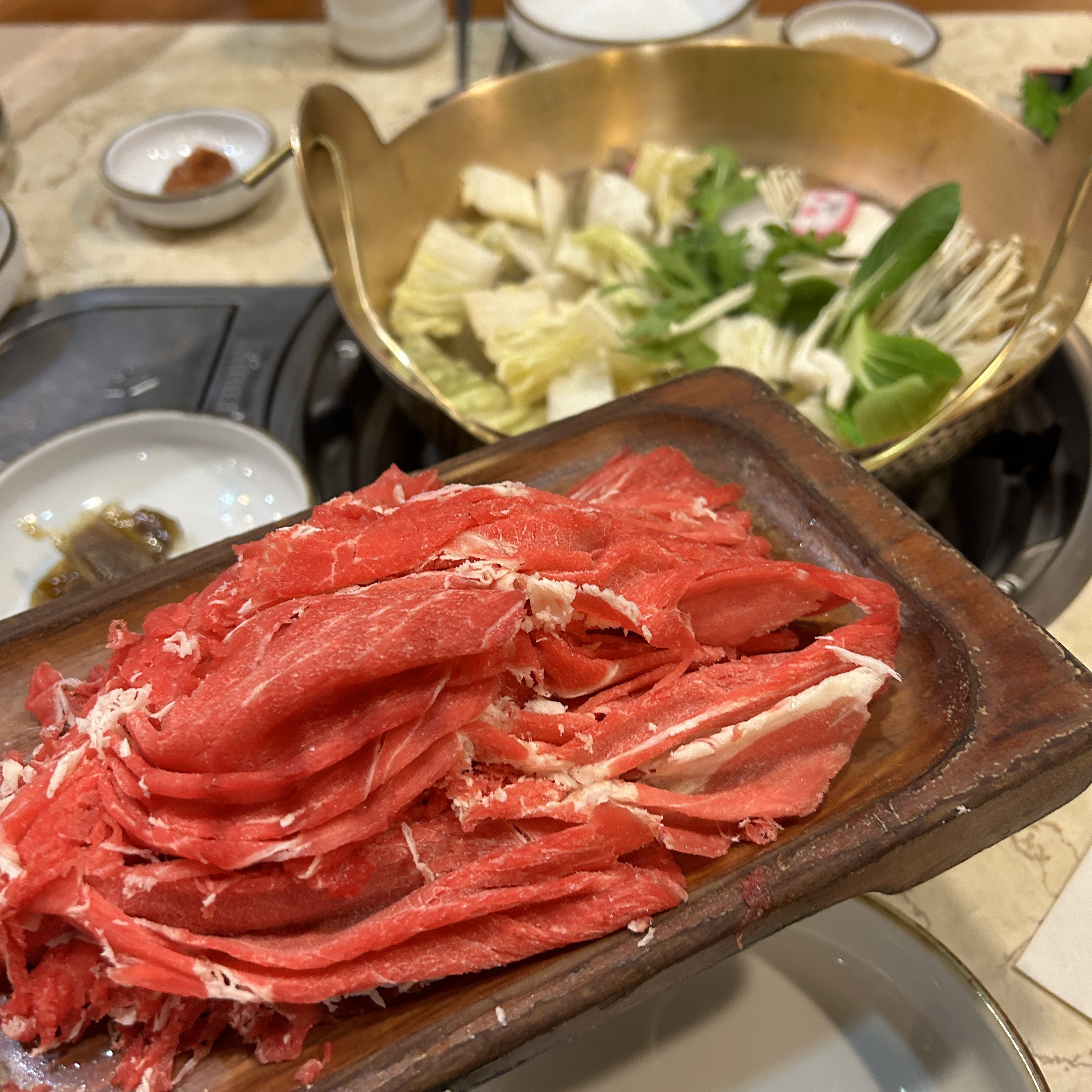 국물이 슴슴- 하이 자극적이지 않게 먹을수 있어 - 송정 맛집 길조
