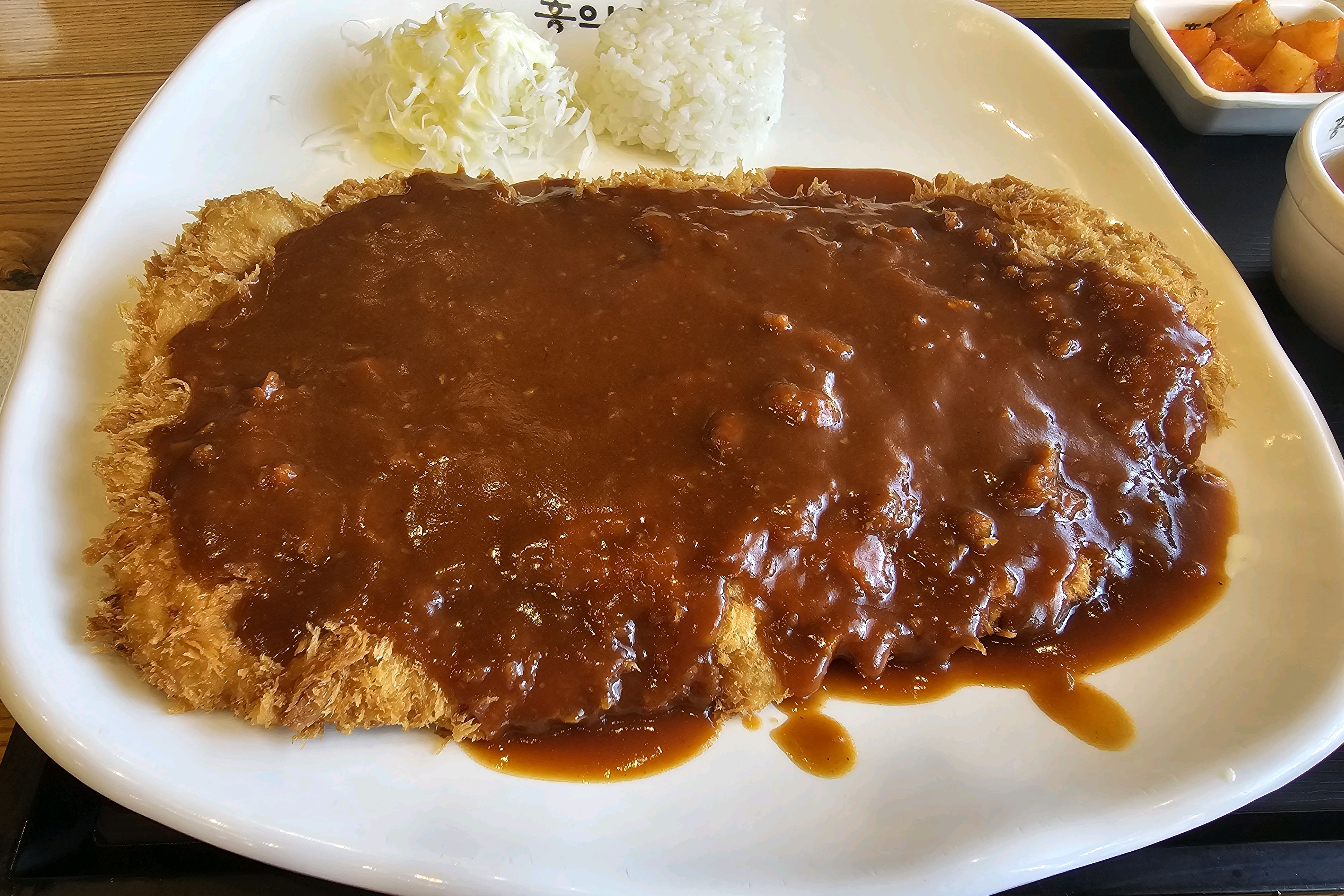친절하세요^^ - 용인 수지 맛집 홍익돈까스 수지점