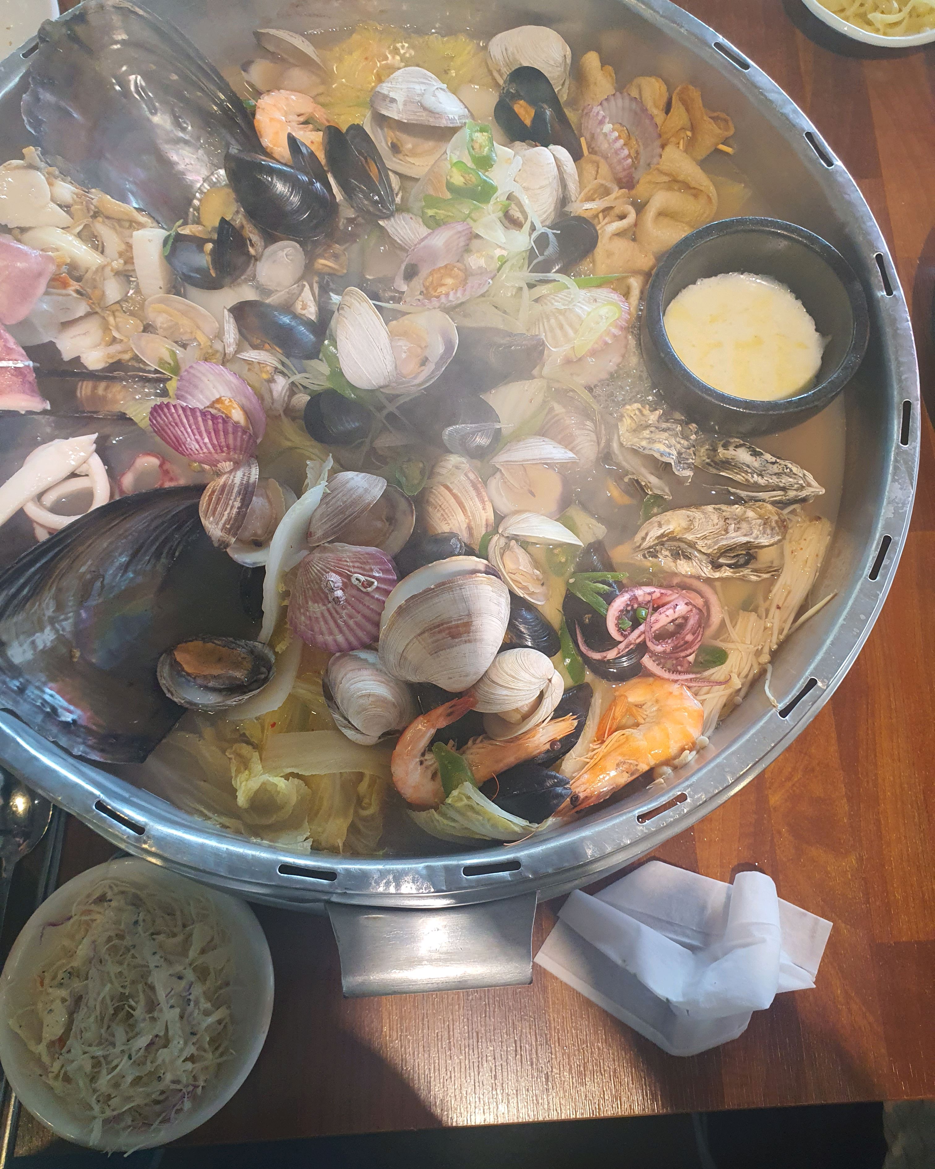 조개전골.찜 좋아하는데 양도 푸짐하고 맛있고 넘넘 좋았어요 - 불당동 맛집 택이네조개전골 천안신불당점