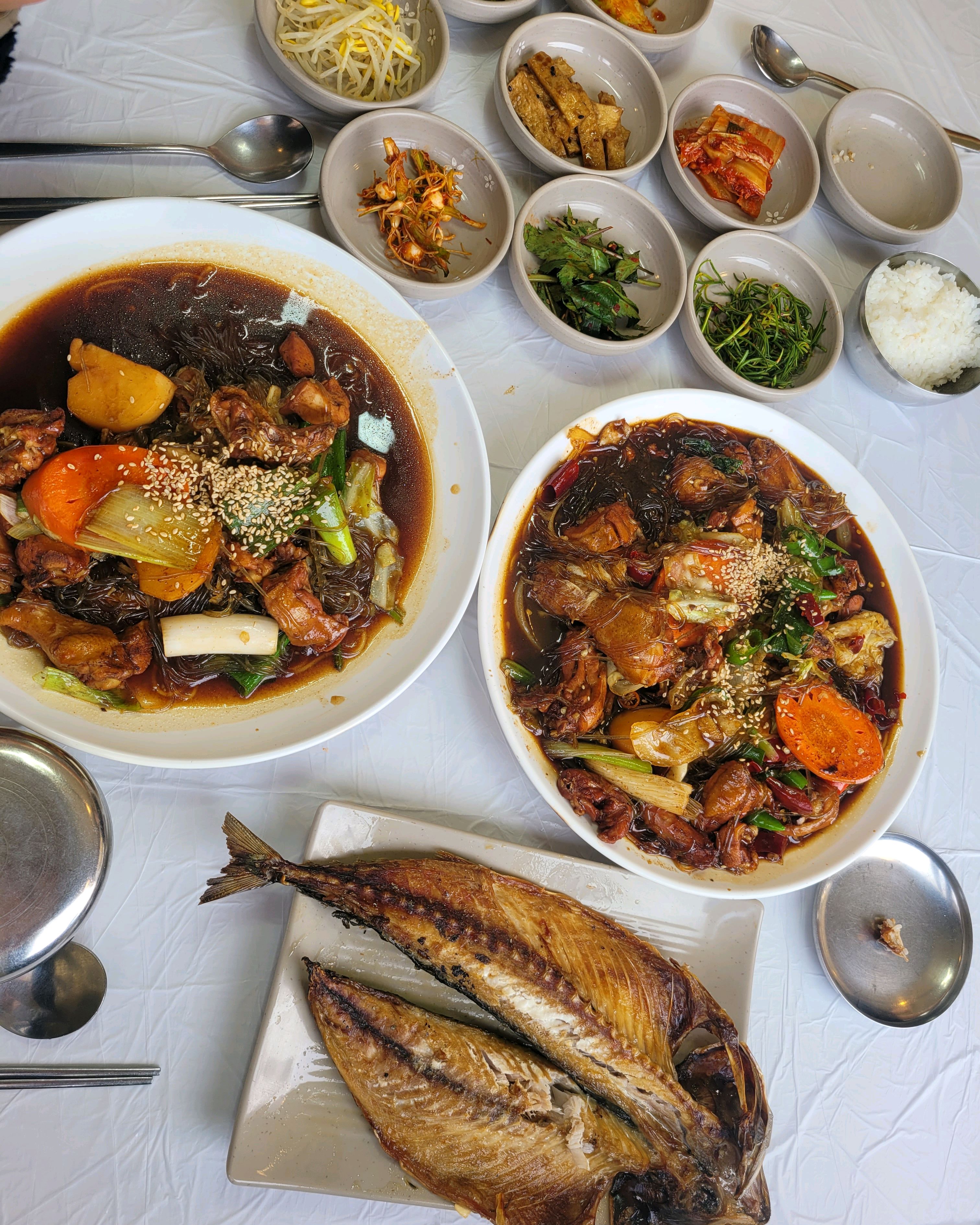 선비상3인세트 간고등어+안동찜닭세트 먹었어요 - 하회마을 맛집 하회식당