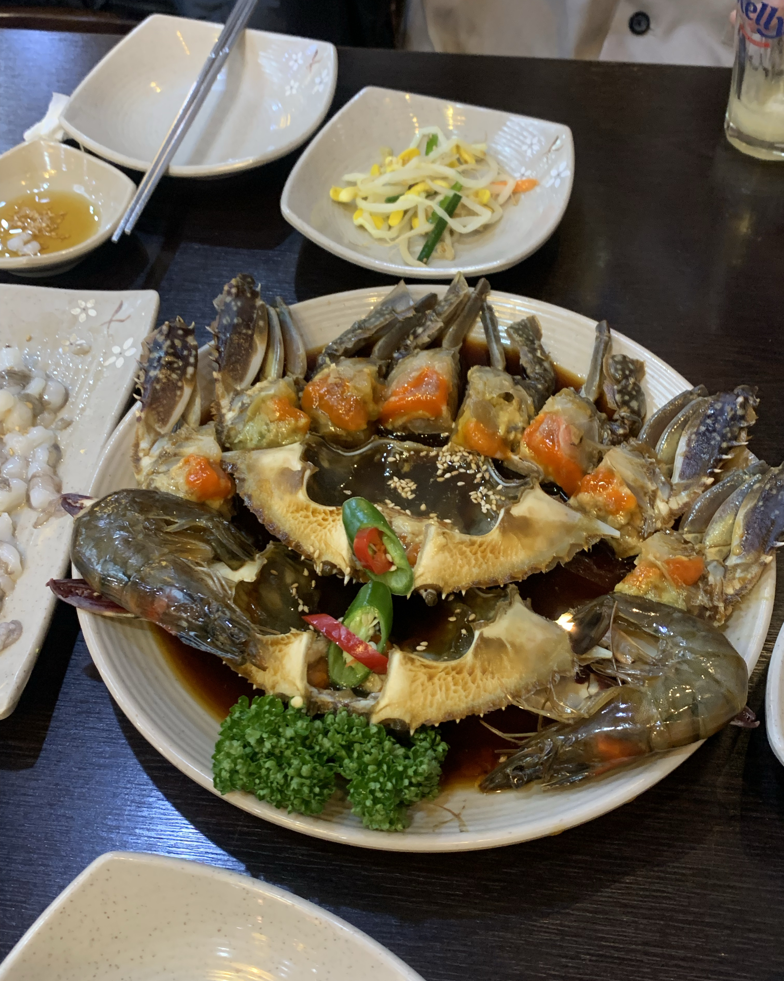 Hamcho Soy Sauce Marinated Crab, a seafood restaurant near Myeongdong Station, Seoul, Korea