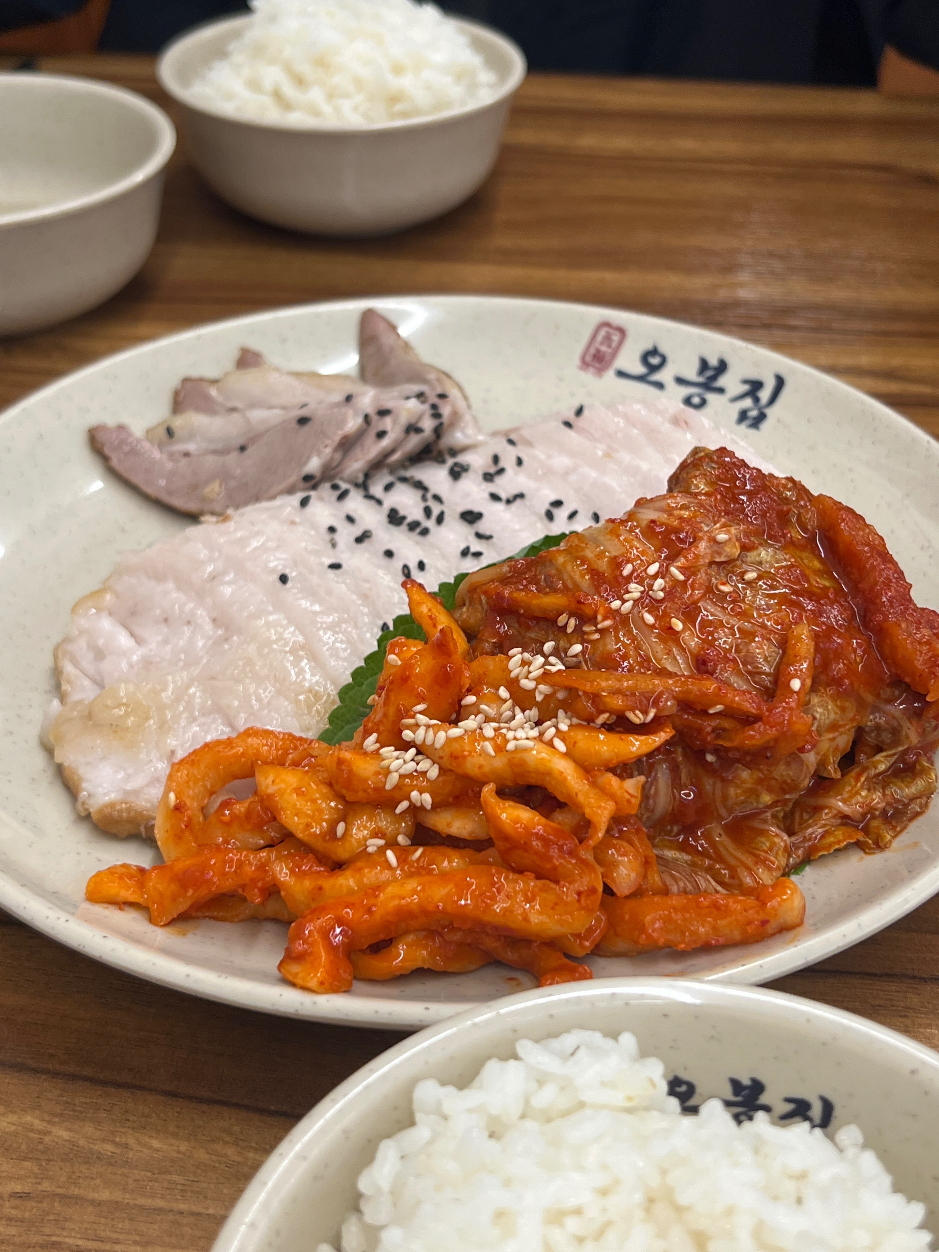 Obongjip, a famous restaurant in Siheung-dong, Geumcheon-gu, Seoul, Geumcheon Siheung Branch