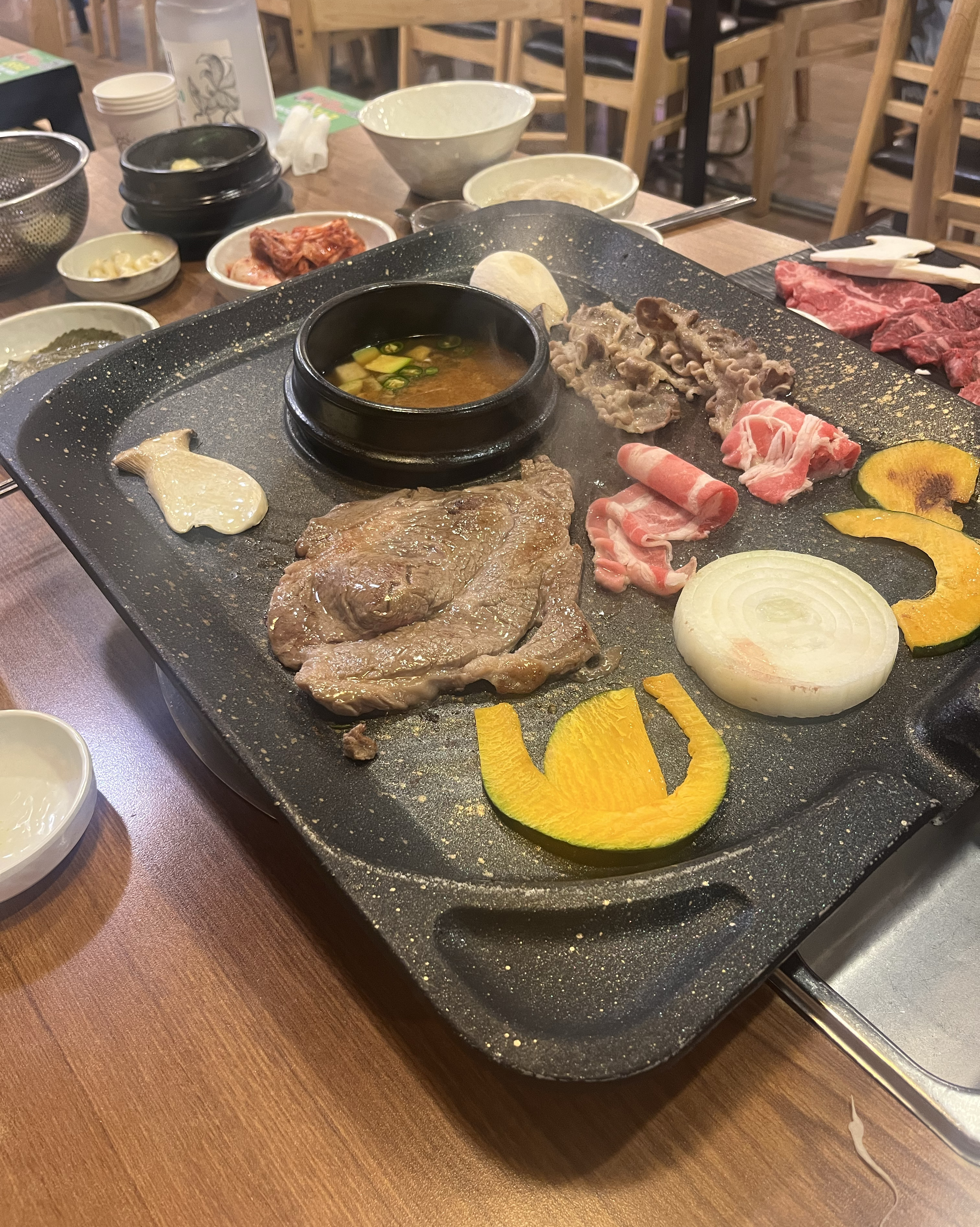 Gaebong-dong restaurant in Guro-gu, Seoul, Yukjeon Raw Meat