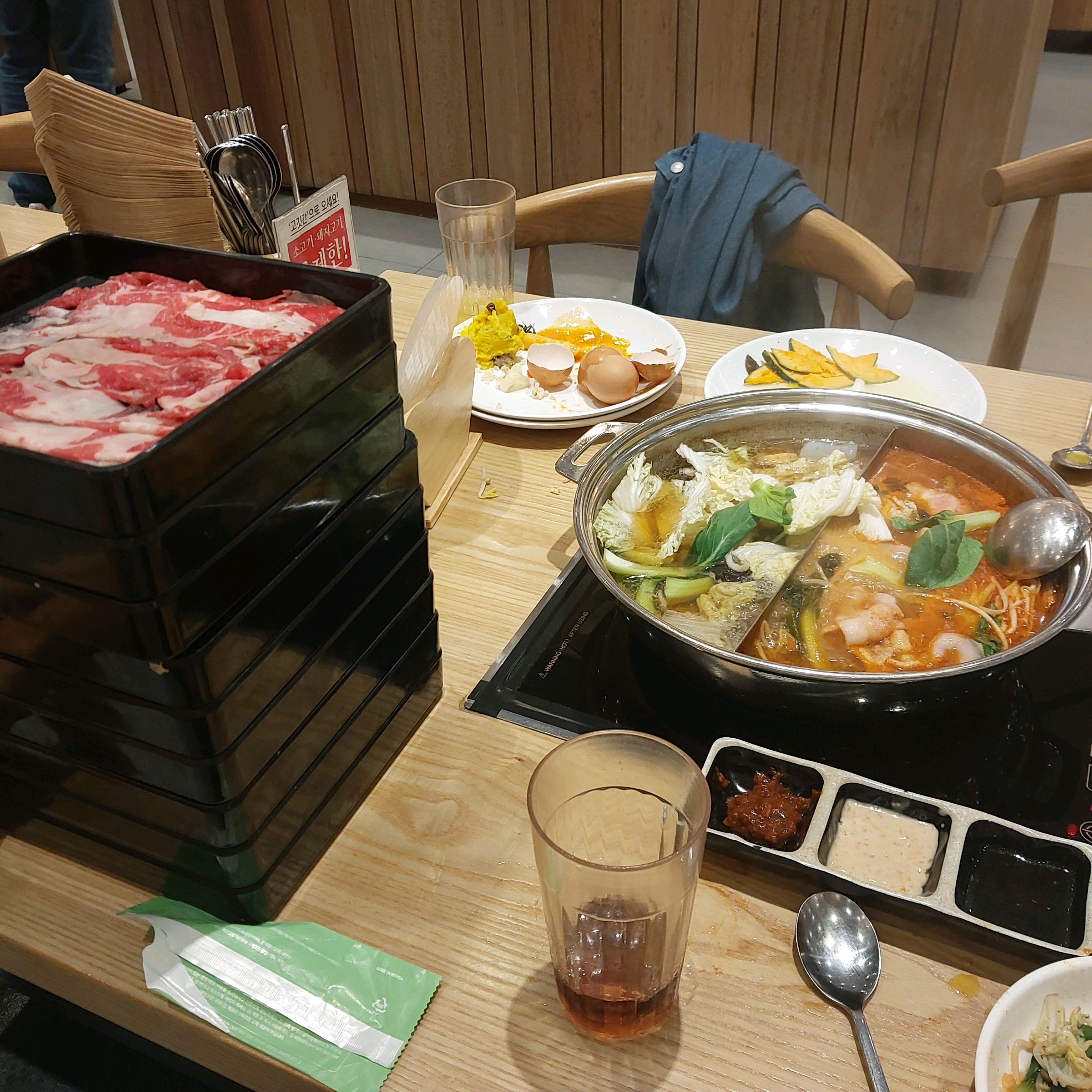 고기질 자체가 좋고, 야채도 싱싱해서 좋았습니다! - 부산 해운대 맛집 샤브20 해운대점