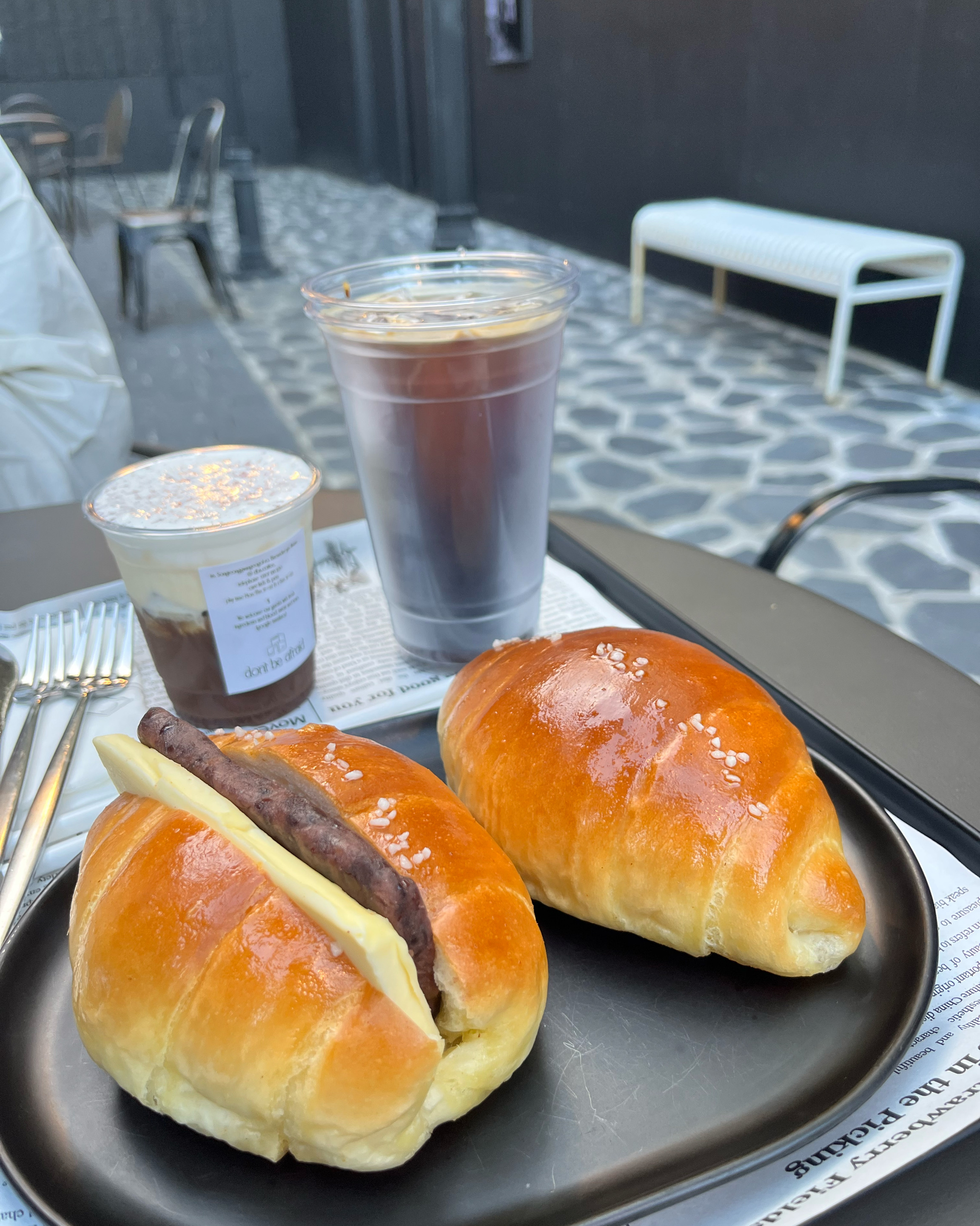 역시 소금빵 맛집 맛있네요 - 송정 맛집 디비에이