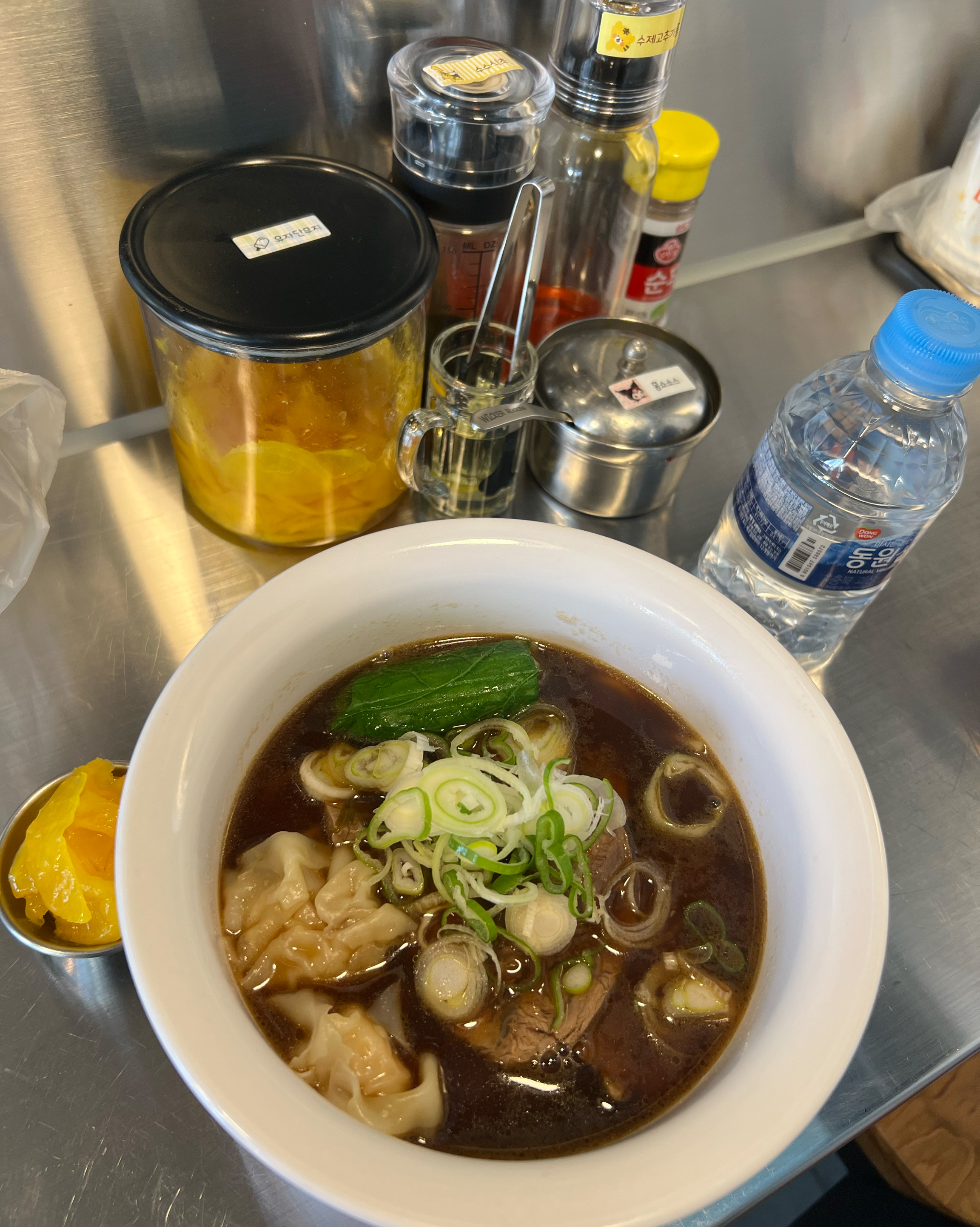 
청구역식당 진사부 우육면