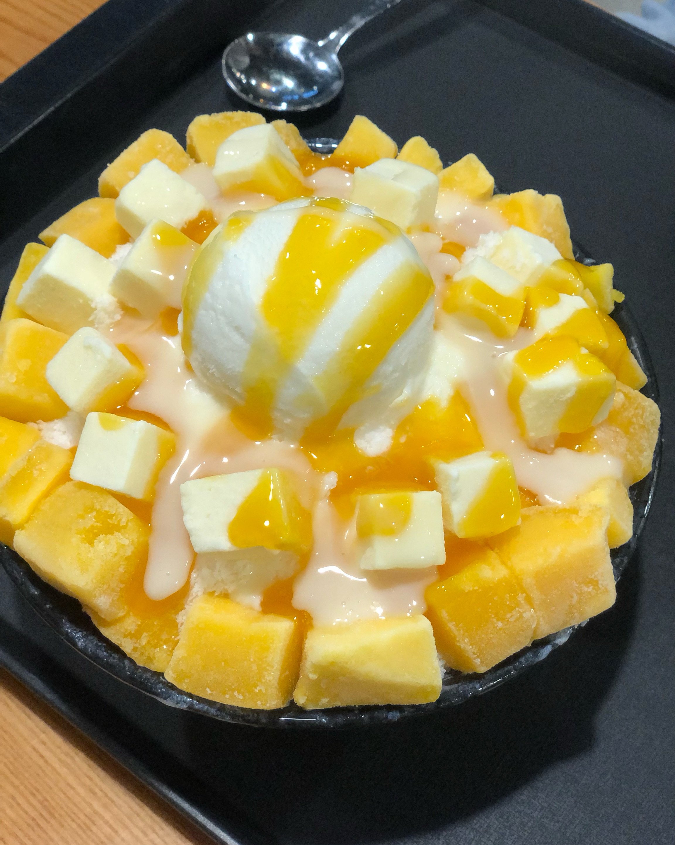 애플망고치즈설빙 주문했습니다 - 천호동 맛집 설빙 천호로데오점