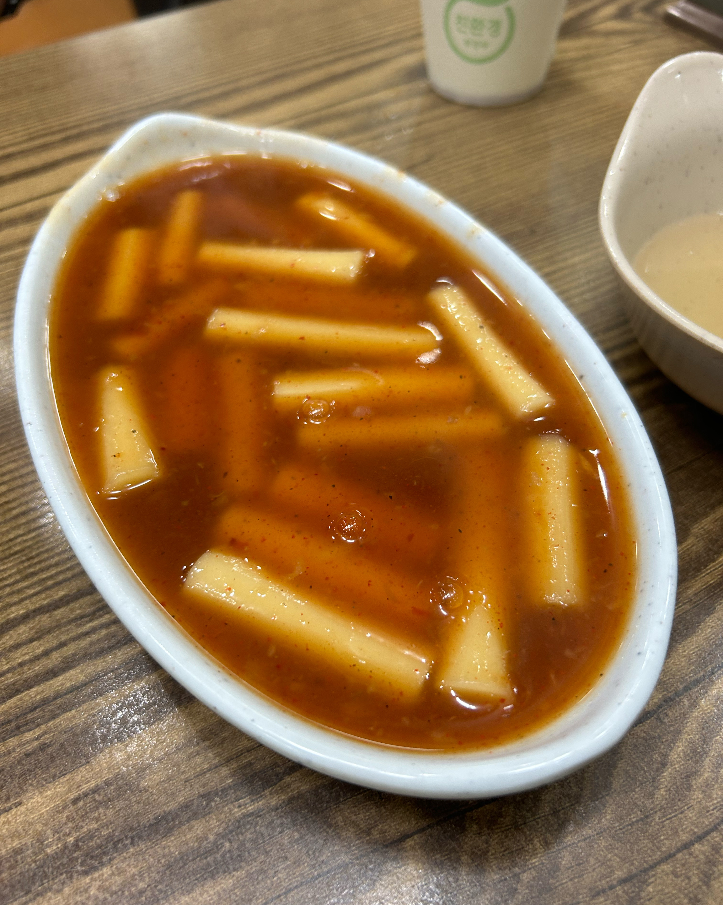 
천안역식당 마늘떡볶이